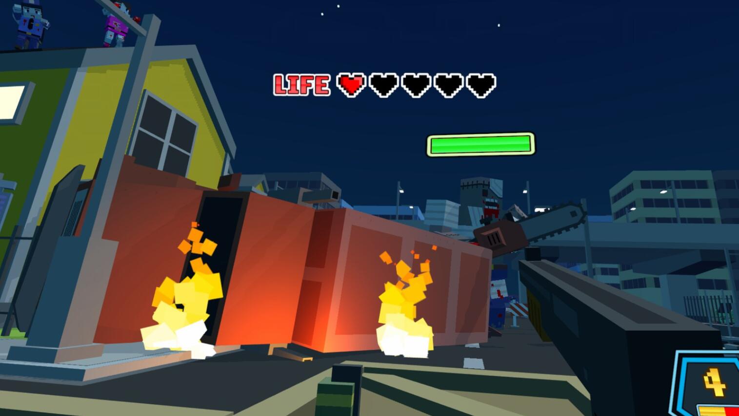 Oculus Quest 游戏《Voxel Shot VR》像素僵尸 Voxel Shot VR pixel zombies Oculus Meta Quest