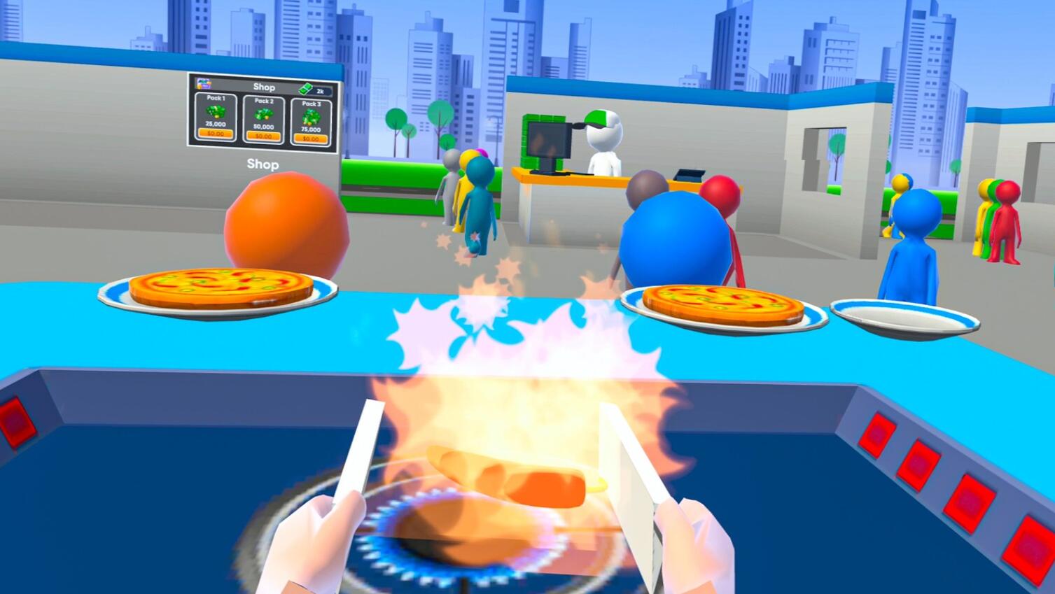 Oculus Quest 游戏《烹饪大亨》The Tycoon Tycoon-Pizza Cafe VR Oculus Meta Quest simulation game