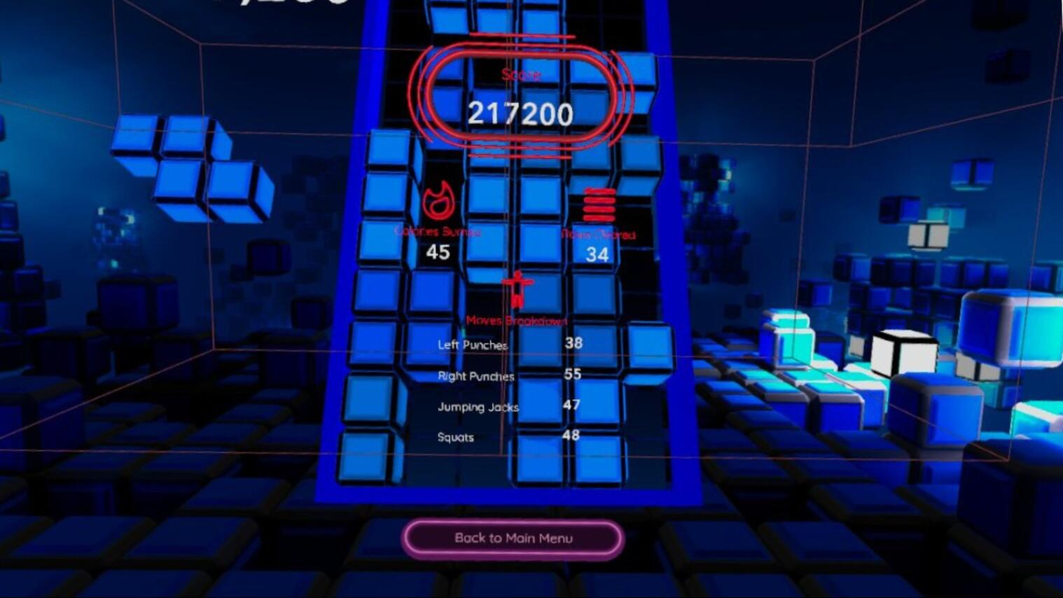 Meta Quest 游戏《Fitris VR》健身运动 Fitris VR workout Oculus Meta Quest sports game