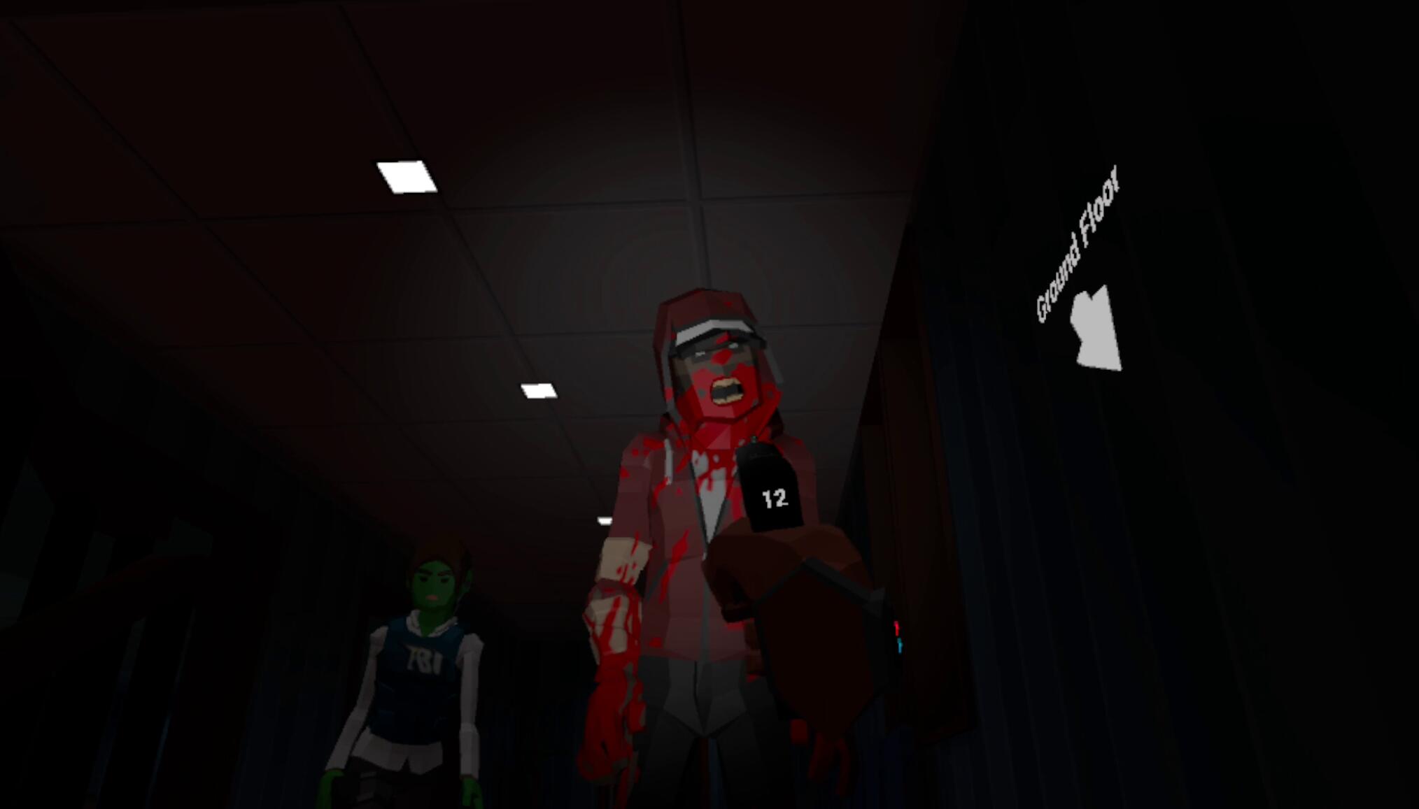 Meta Quest 游戏《POLY-Z VR》卡通僵尸世界 POLY Z-Zombies are attacking VR Oculus Meta Quest shooting game