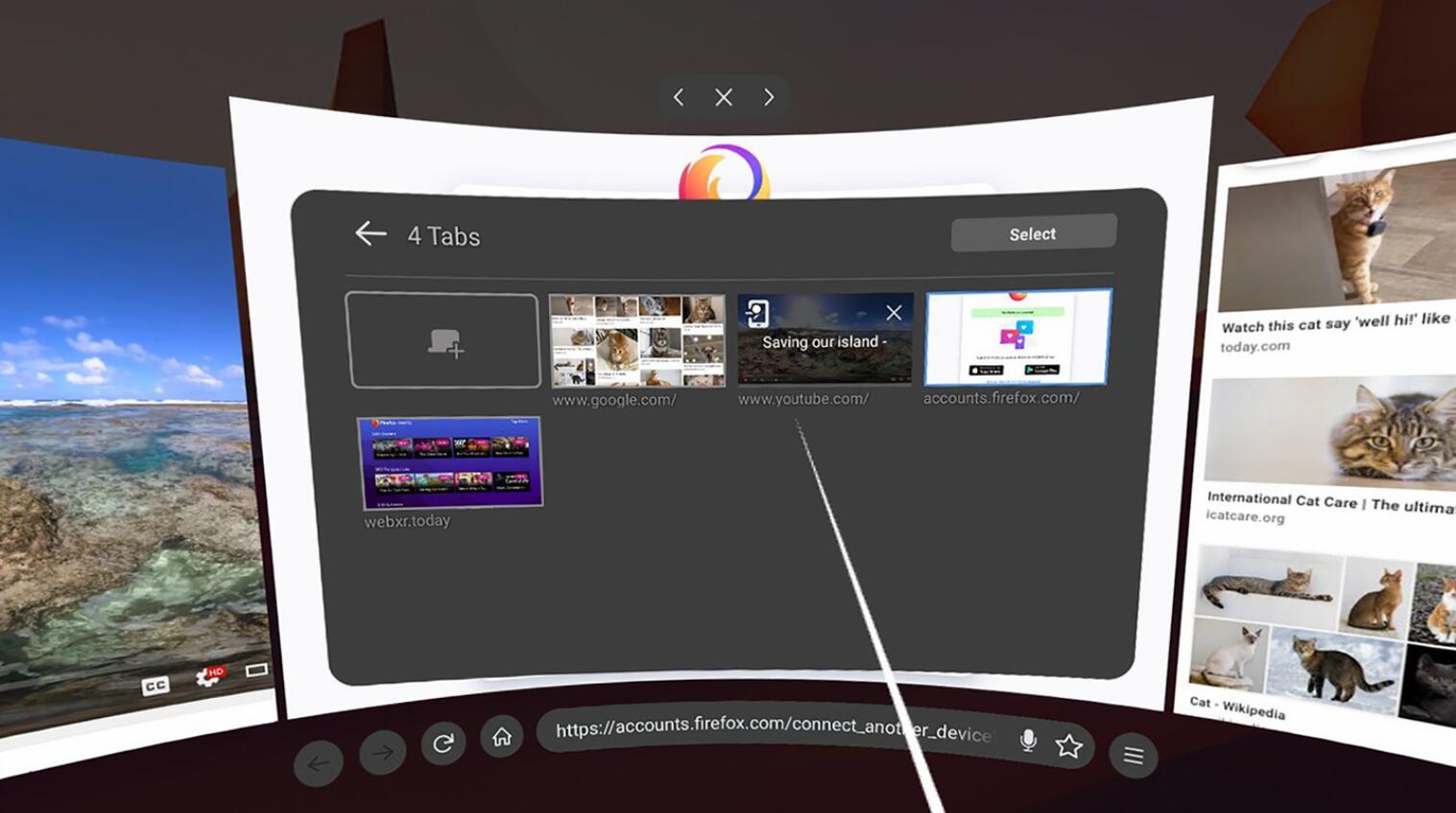 Oculus Quest 工具《Firefox Reality VR》火狐浏览器 Firefox Reality VR Oculus Meta Quest Browser