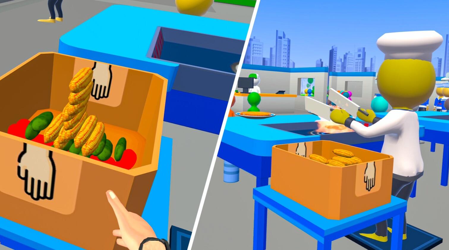 Oculus Quest 游戏《烹饪大亨》The Tycoon Tycoon-Pizza Cafe VR Oculus Meta Quest simulation game