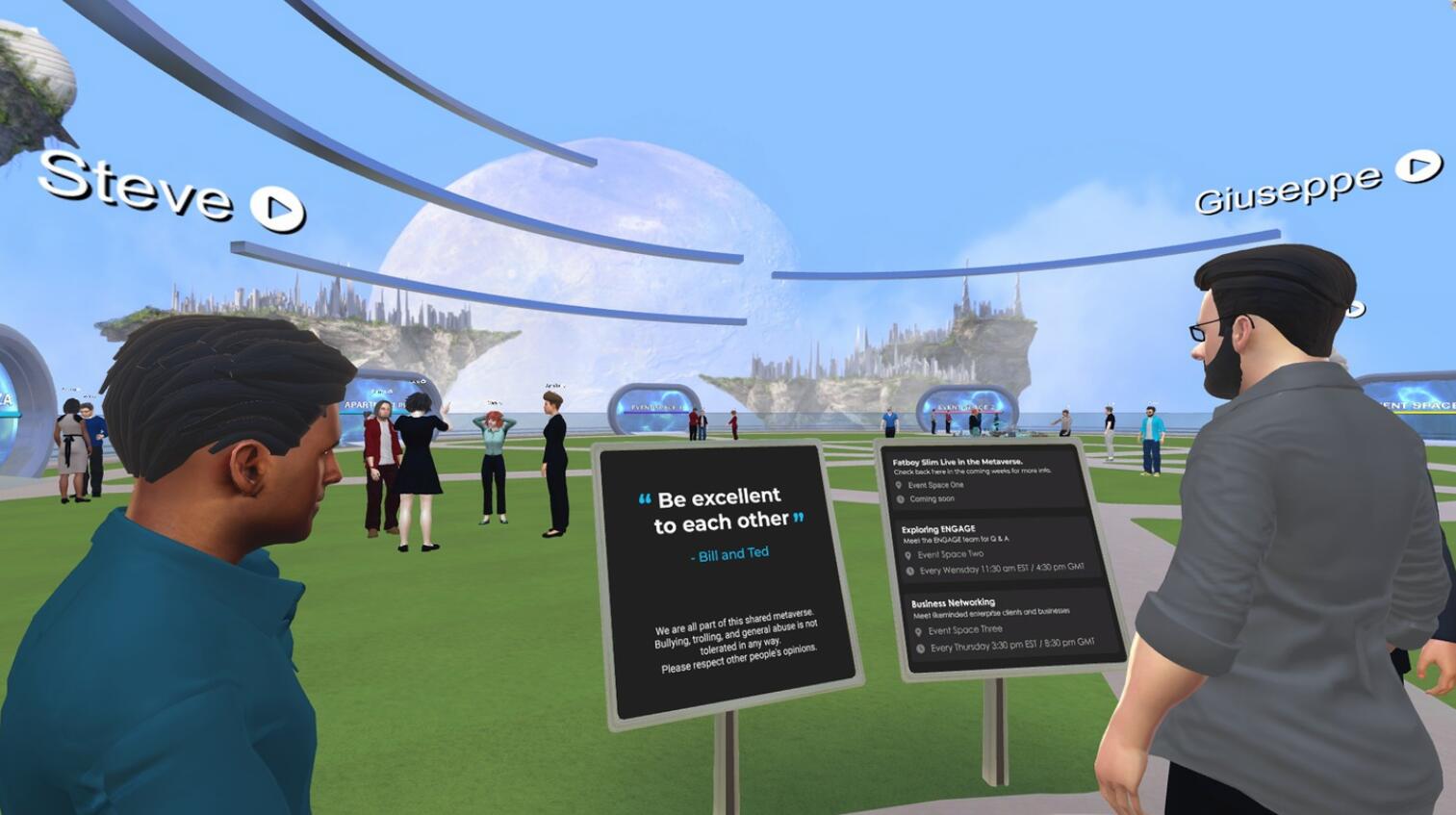 Oculus Quest 游戏《元宇宙商务》ENGAGE ENGAGE-Virtual Communications VR Oculus Meta Quest business game