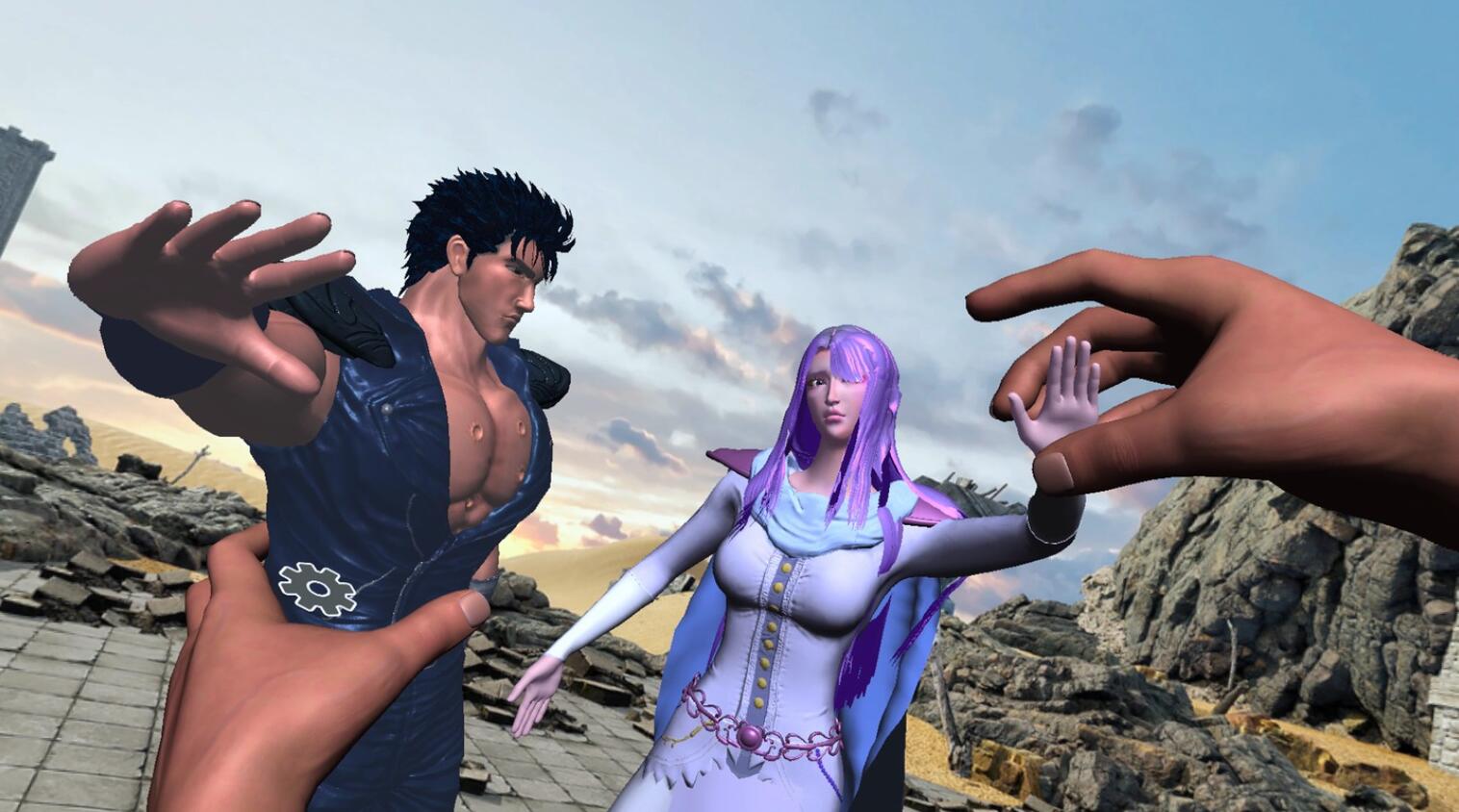 Oculus Quest 游戏《XR MANGA Fist of the North Star》XR漫画北斗神拳 XR MANGA Fist of the North Star-XR comics-Hokuto God Fist
