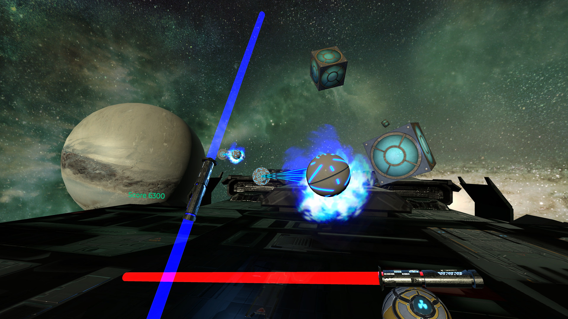 Oculus Quest 游戏《太空光剑格斗VR》Energysaber Masta VR Energysaber Masta VR Oculus Meta Quest fighting game