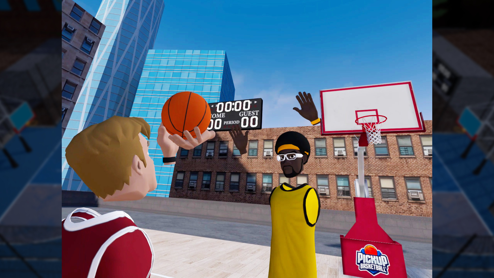 Oculus Quest 游戏《街头篮球VR》Pickup Basketball VR Pickup Basketball VR Oculus Meta Quest shooting game