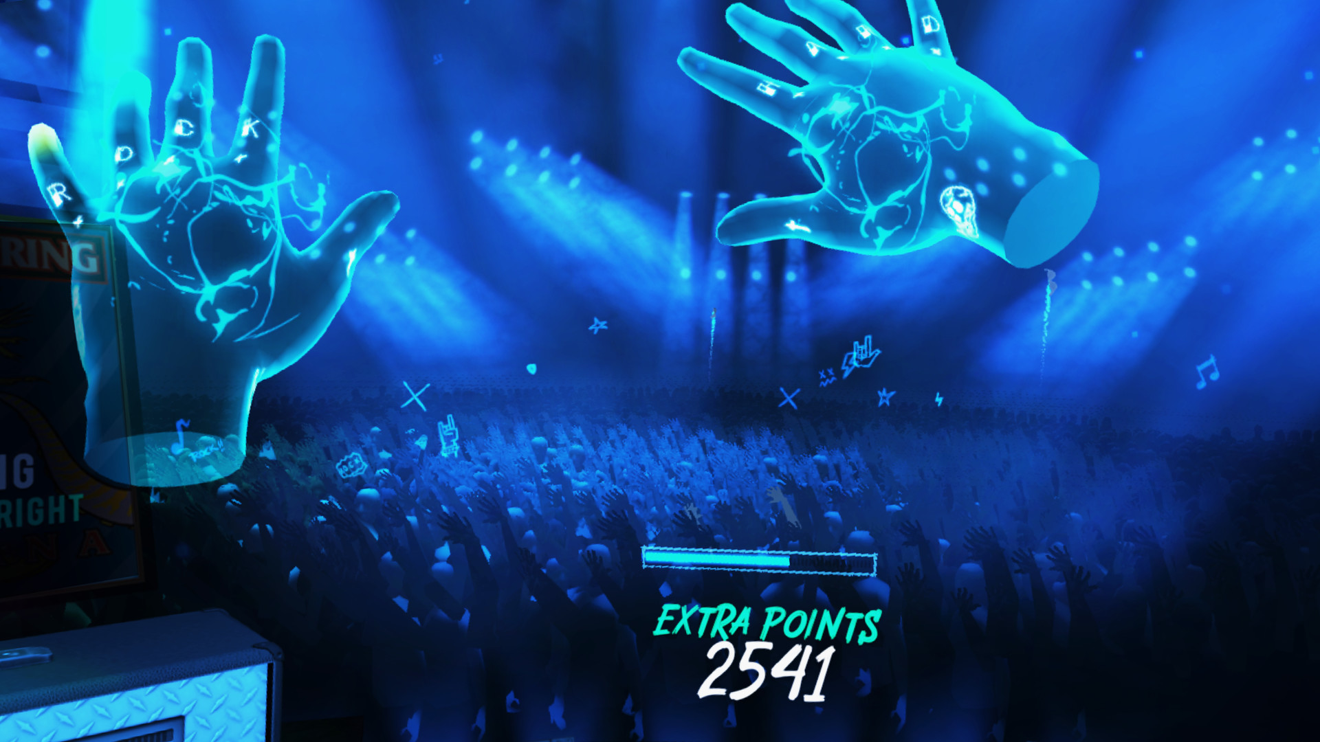 Oculus Quest 游戏《演奏吉他》Unplugged: Air Guitar Unplugged VR Oculus Meta Quest musical game