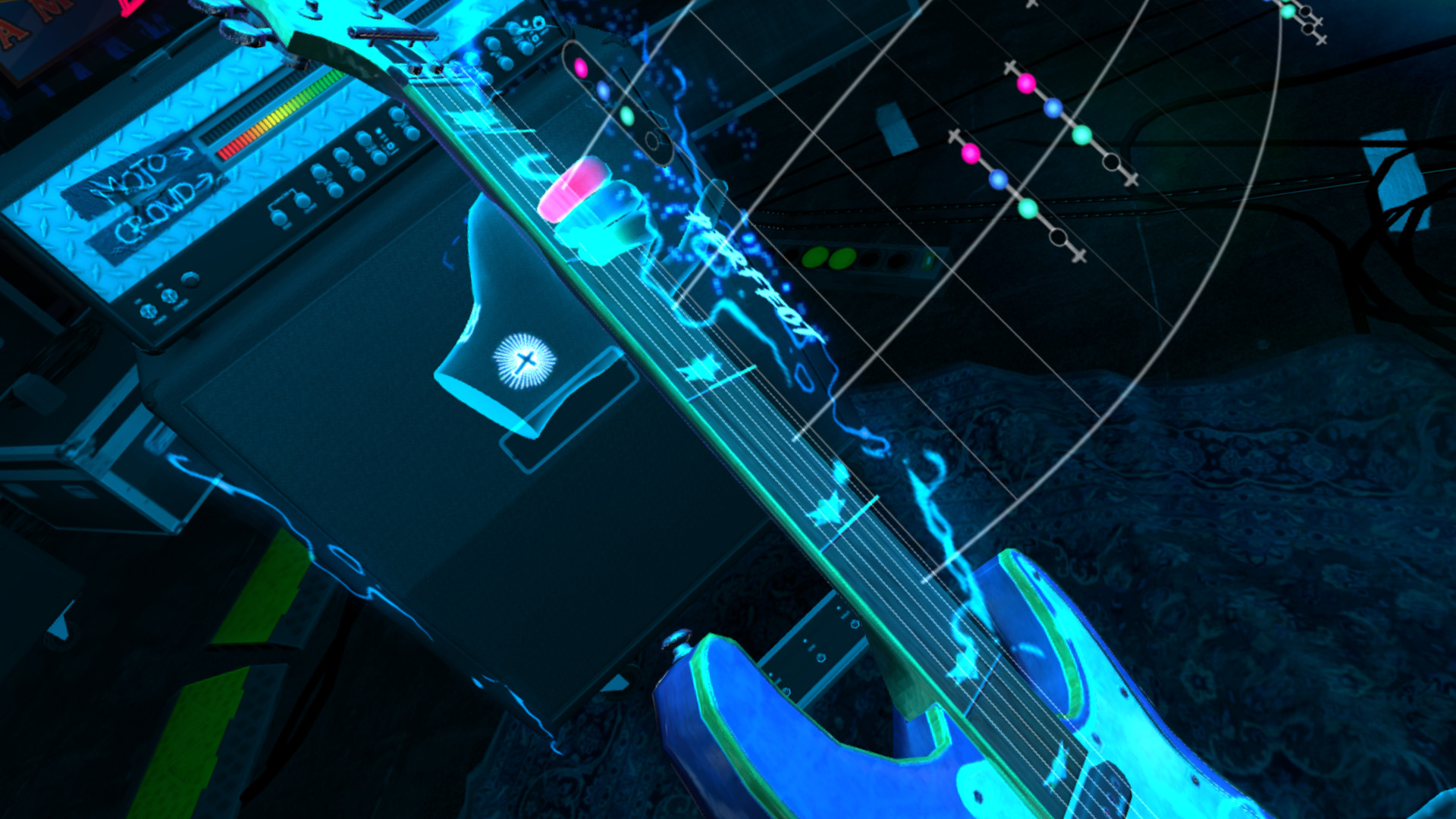 Oculus Quest 游戏《演奏吉他》Unplugged: Air Guitar Unplugged VR Oculus Meta Quest musical game