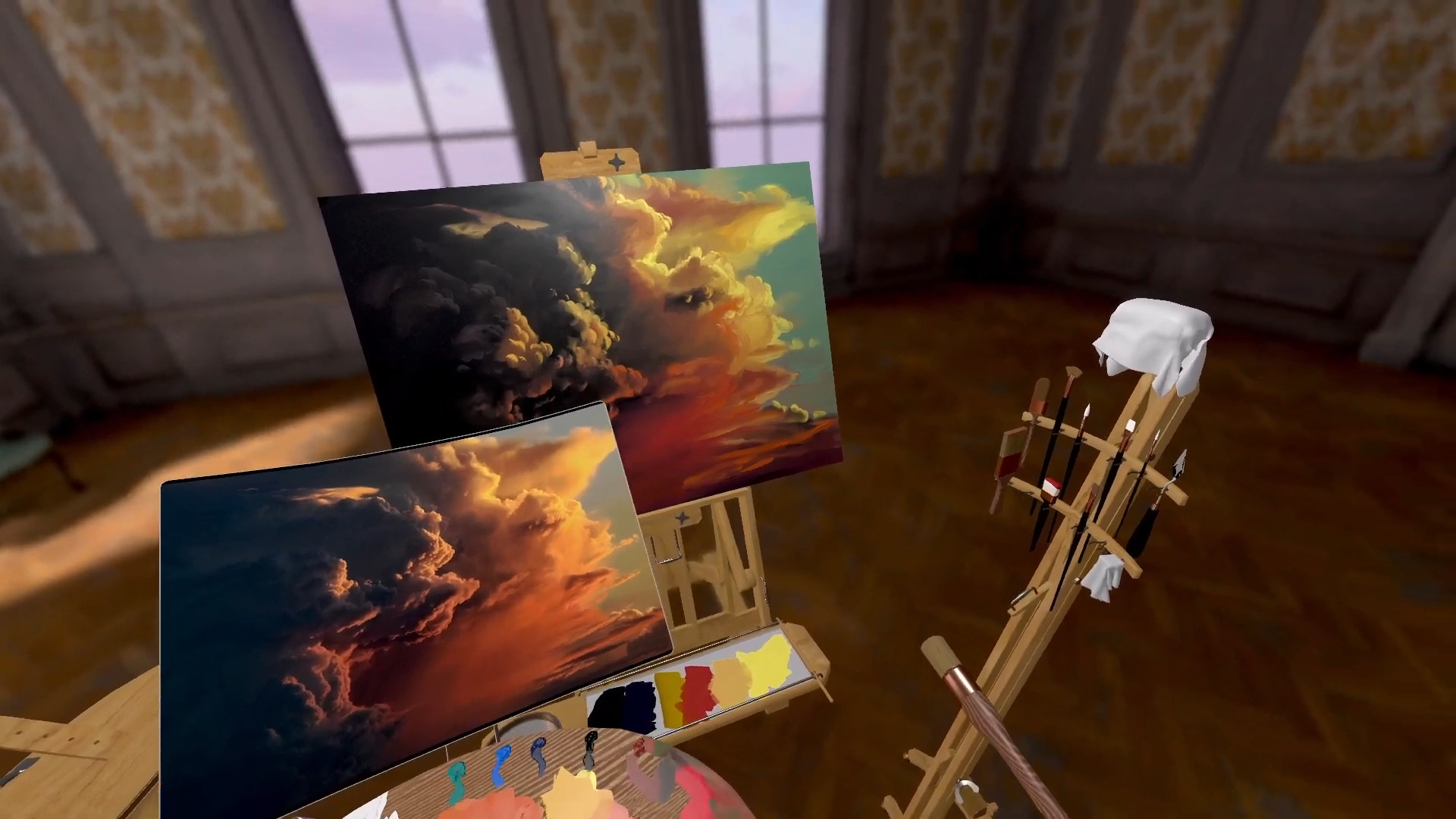 Oculus Quest 游戏《油画模拟器》Vermillion VR Vermillion VR Oculus Meta Quest simulation game