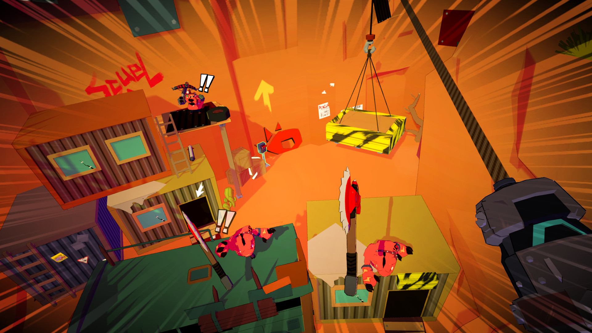 Oculus Quest 游戏《狼和猪VR》Wolf and Pigs VR Wolf and Pigs-Out for Vengeance VR Oculus Meta Quest fighting game