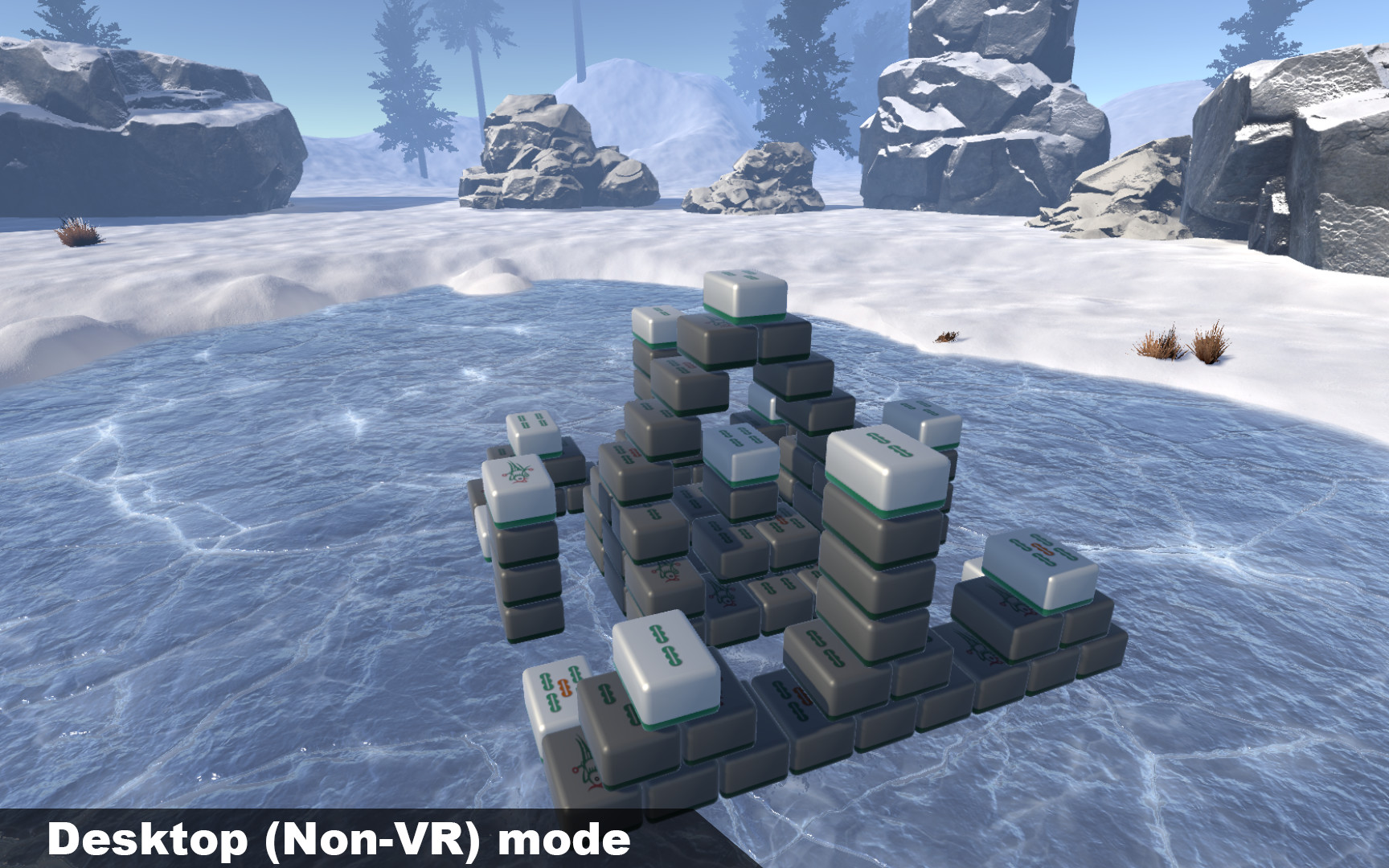 Meta Quest 游戏《3D Mahjong worlds》3D麻将世界 3D Mahjong worlds VR Oculus Meta Quest puzzle game