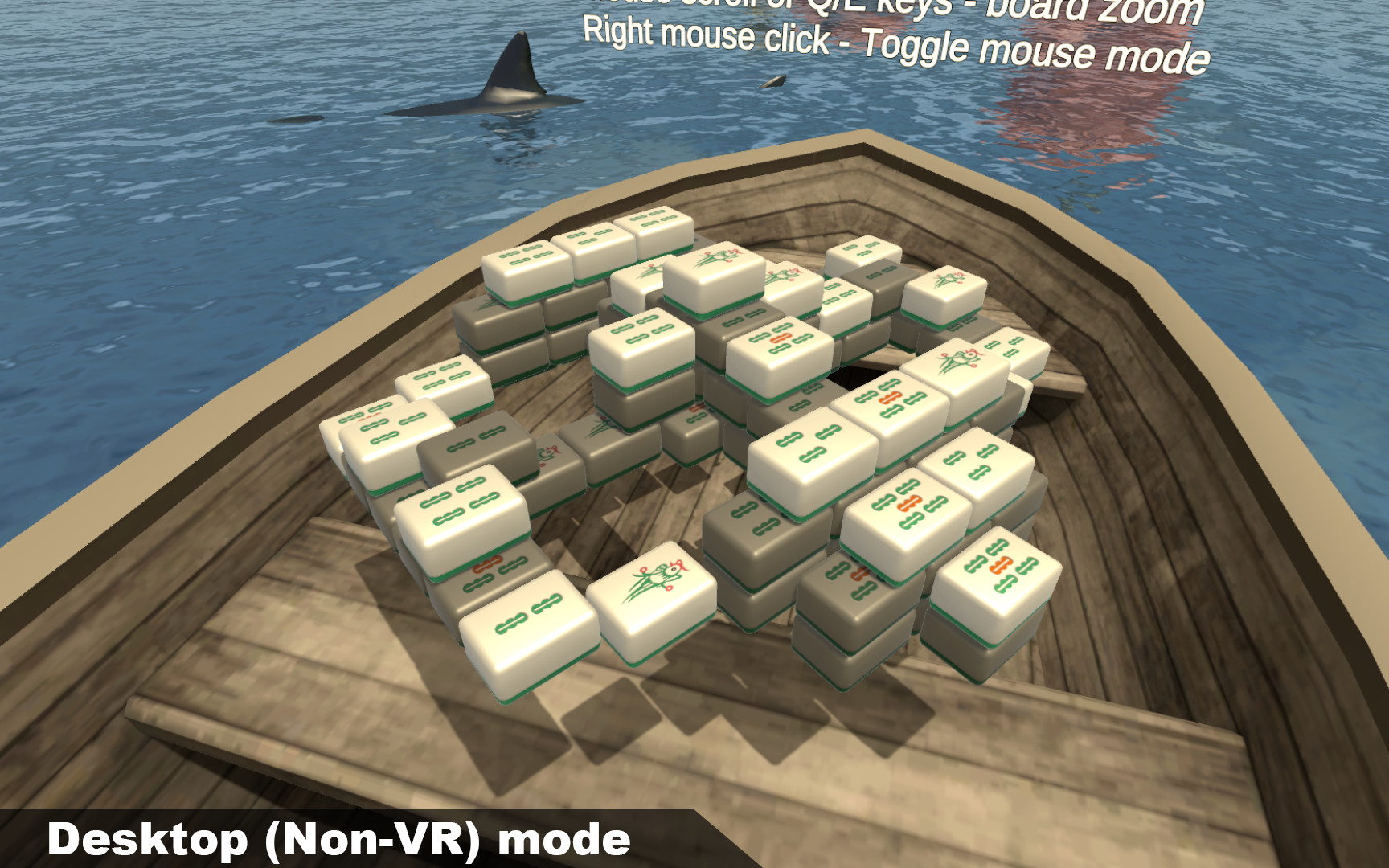 Meta Quest 游戏《3D Mahjong worlds》3D麻将世界 3D Mahjong worlds VR Oculus Meta Quest puzzle game