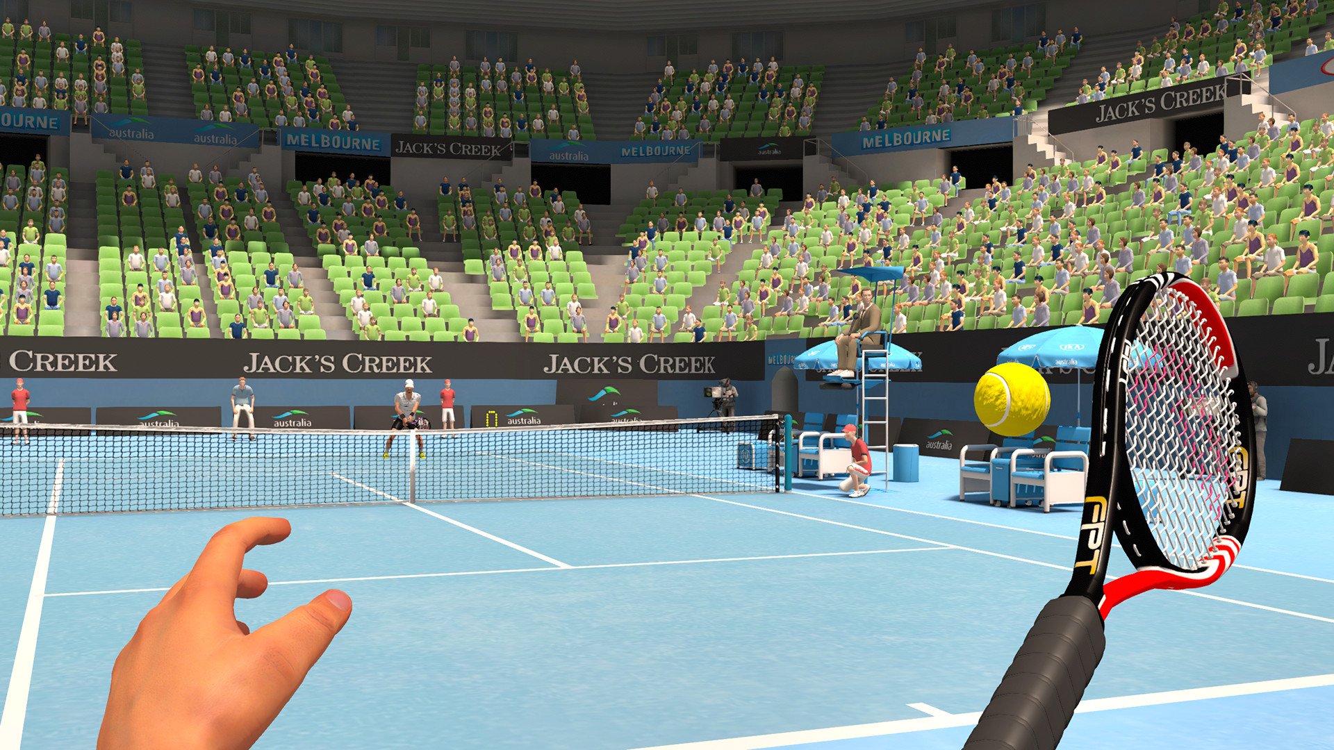 Oculus Quest 游戏《第一人称网球 – 真正的网球模拟器》First Person Tennis – The Real Tennis Simulator First Person Tennis–The Real Tennis Simulator Oculus Meta Quest VR