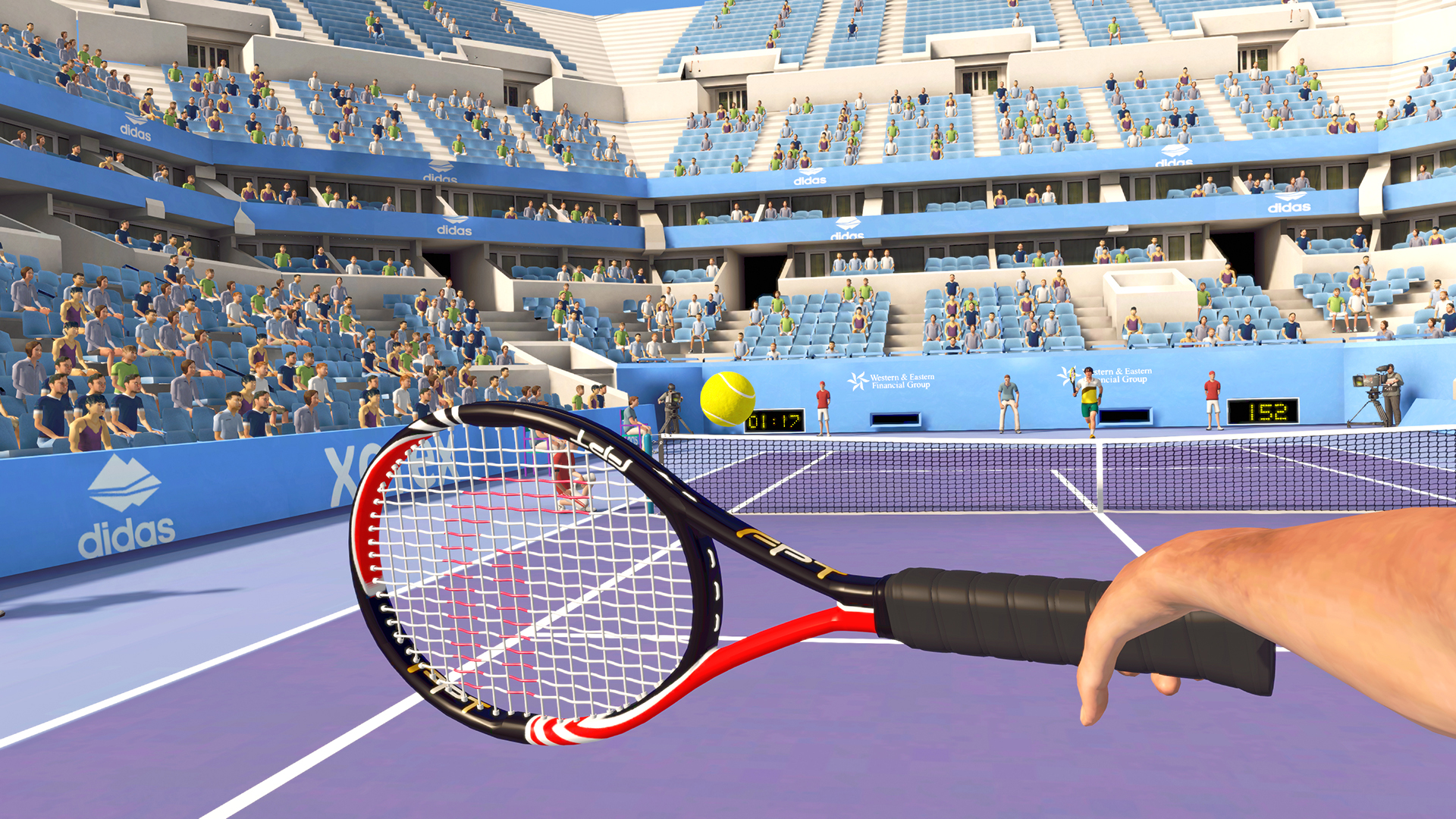 Oculus Quest 游戏《第一人称网球 – 真正的网球模拟器》First Person Tennis – The Real Tennis Simulator First Person Tennis–The Real Tennis Simulator Oculus Meta Quest VR