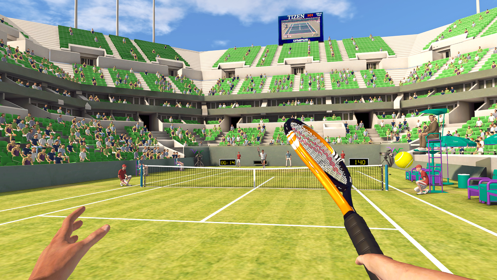 Oculus Quest 游戏《第一人称网球 – 真正的网球模拟器》First Person Tennis – The Real Tennis Simulator First Person Tennis–The Real Tennis Simulator Oculus Meta Quest VR