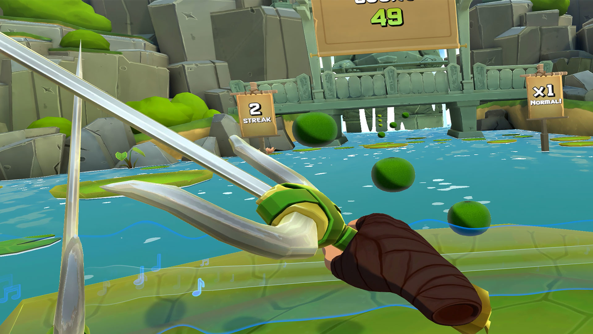 Oculus Quest 游戏《水果忍者2》Fruit Ninja VR 2 Fruit Ninja 2 Oculus Meta Quest VR
