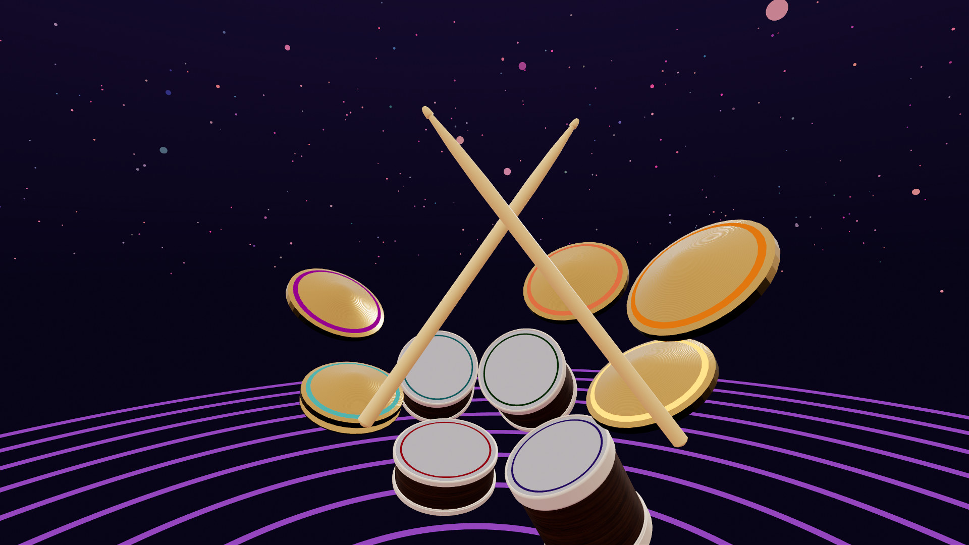 Oculus Quest 游戏《架子鼓VR》Paradiddle Paradiddle Oculus Meta Quest VR game