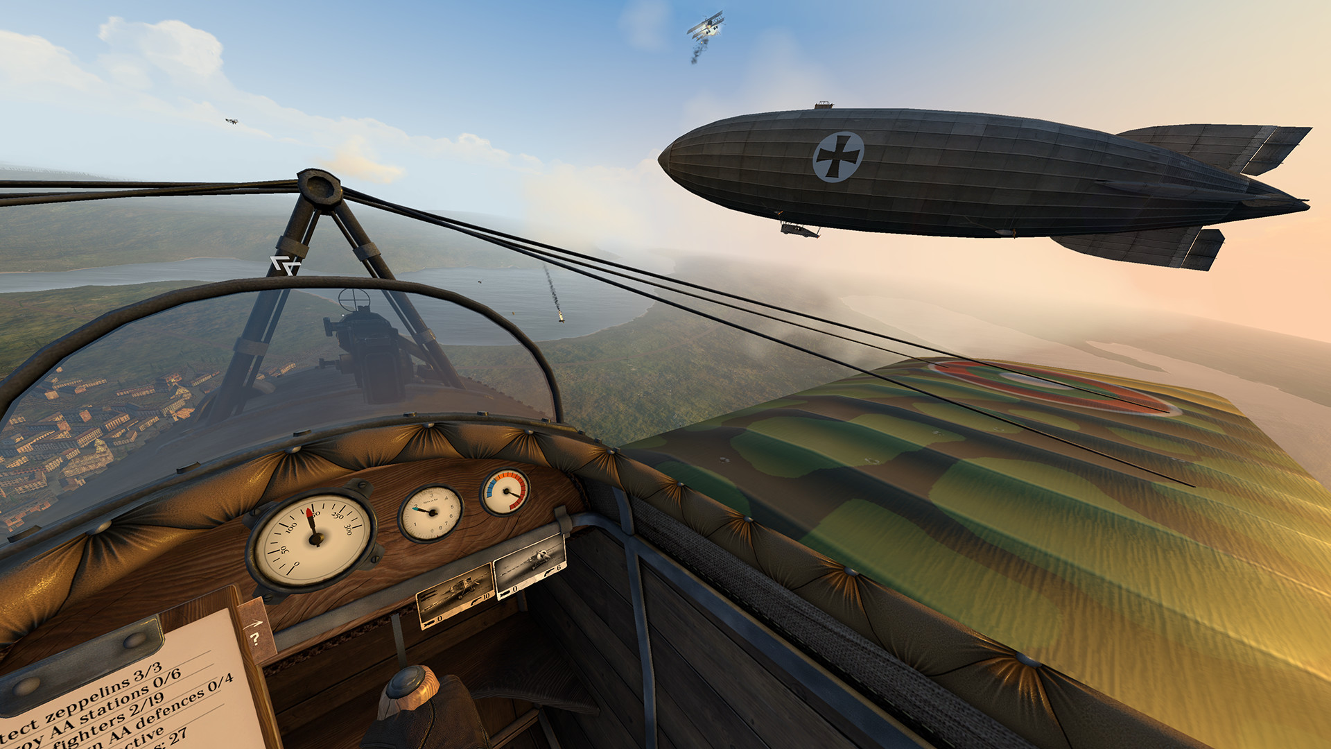 Oculus Quest 游戏《战机大战》Warplanes: WW1 Fighters Warplanes WW1 Fighters Oculus Meta Quest VR game