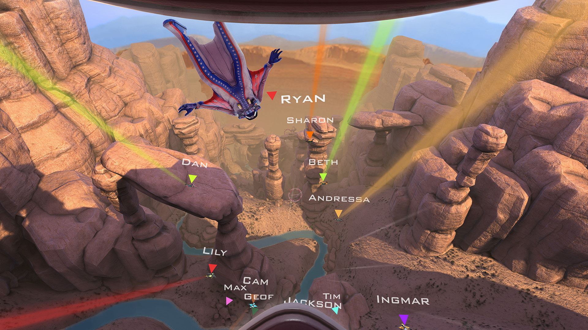 Oculus Quest 游戏《滑翔》Rush VR Rush Oculus Meta Quest VR game