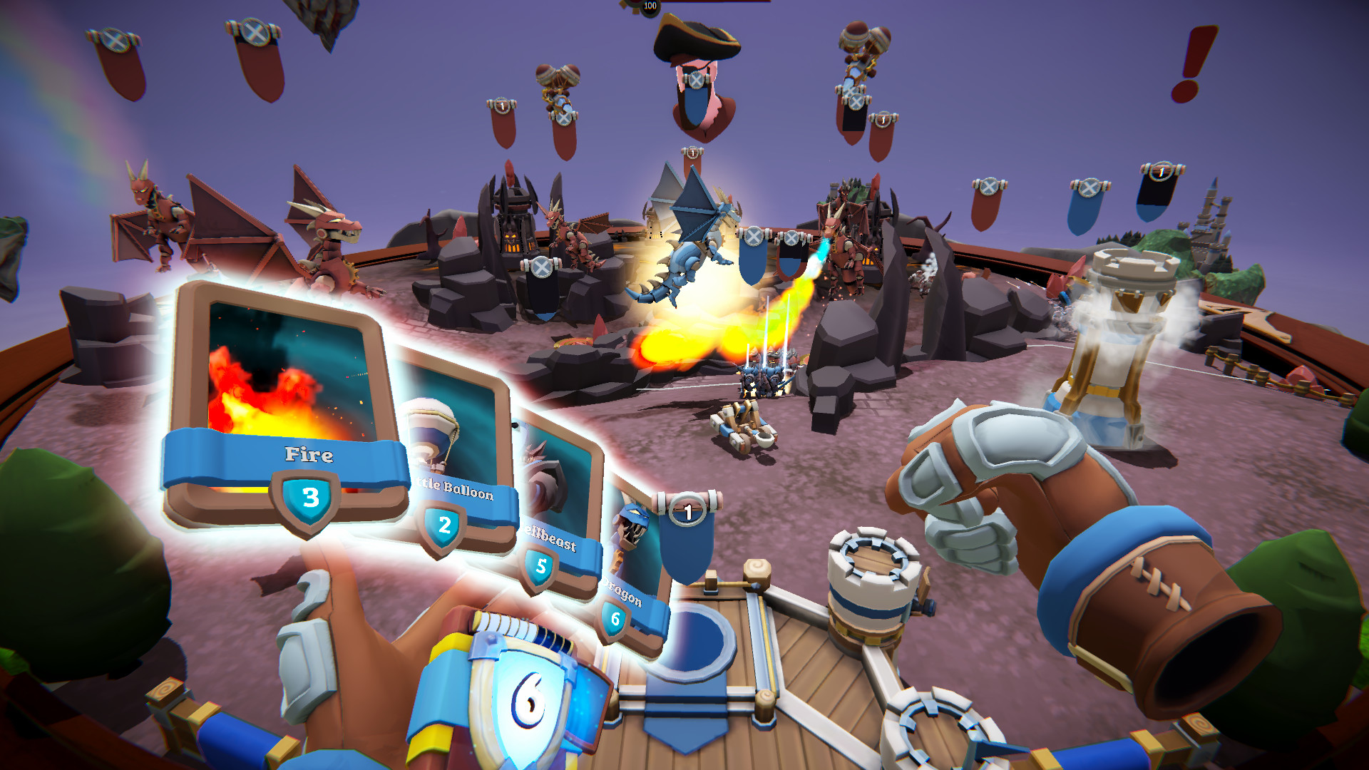 Oculus Quest 游戏《天镜:王国乱斗》Skyworld: Kingdom Brawl Skyworld Kingdom Brawl VR Oculus Meta Quest puzzle game