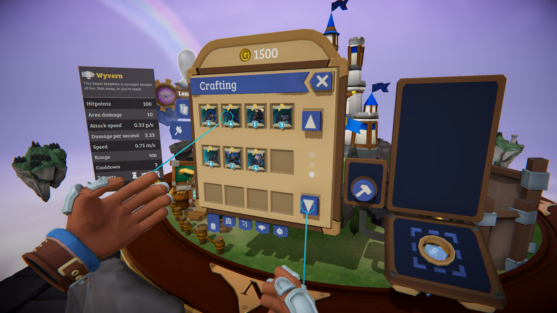 Oculus Quest 游戏《天镜:王国乱斗》Skyworld: Kingdom Brawl Skyworld Kingdom Brawl VR Oculus Meta Quest puzzle game