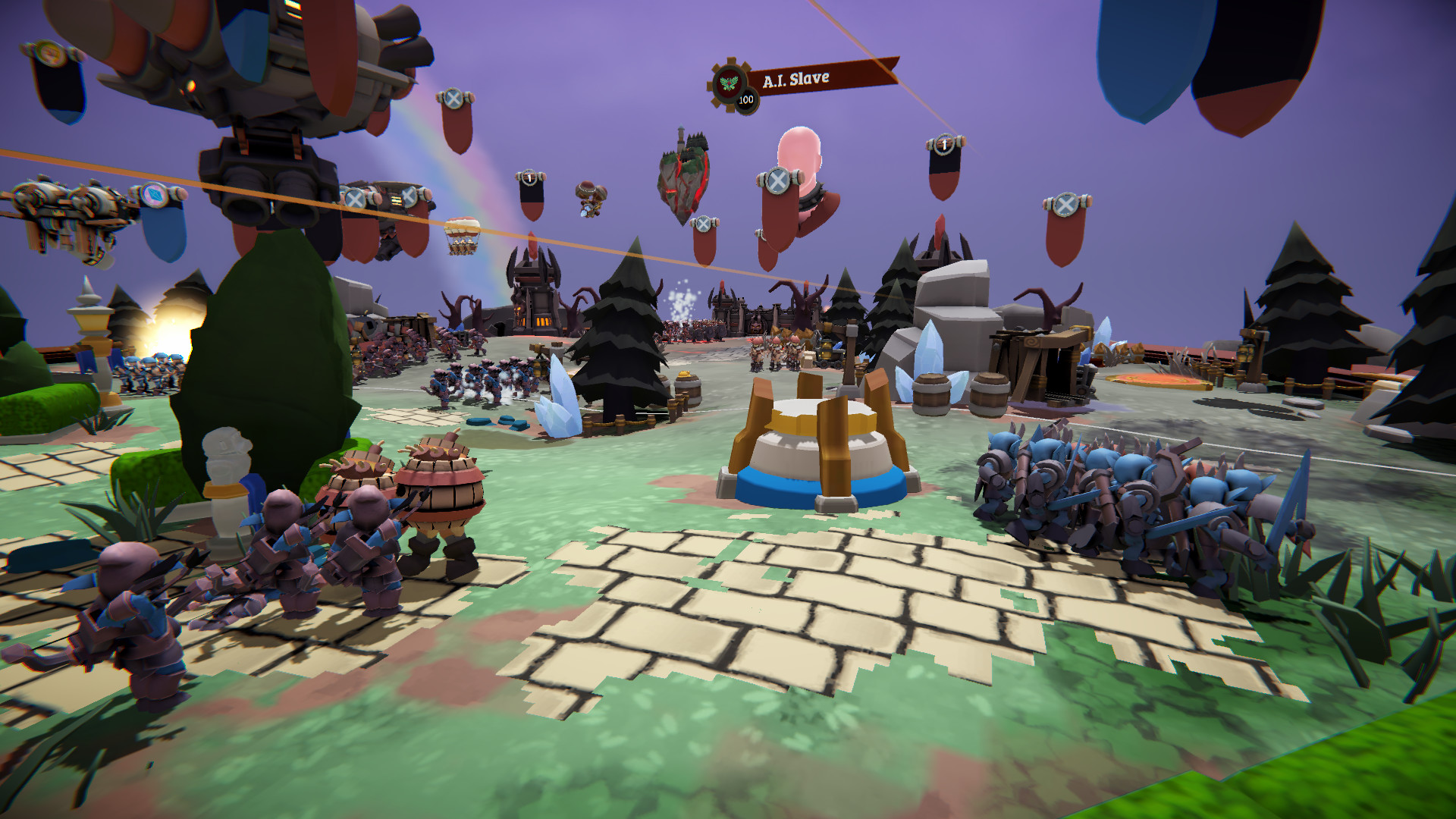 Oculus Quest 游戏《天镜:王国乱斗》Skyworld: Kingdom Brawl Skyworld Kingdom Brawl VR Oculus Meta Quest puzzle game