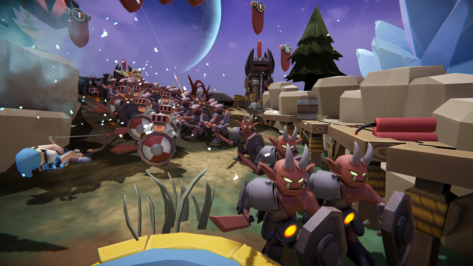 Oculus Quest 游戏《天镜:王国乱斗》Skyworld: Kingdom Brawl Skyworld Kingdom Brawl VR Oculus Meta Quest puzzle game