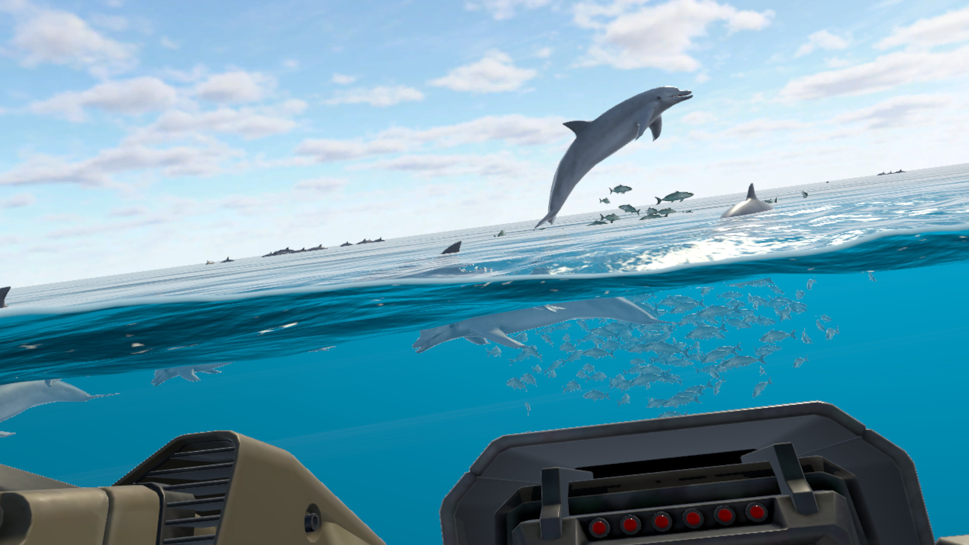Oculus Quest 游戏《水下潜艇VR》Submarine VR Submarine VR Oculus Meta Quest landscape game