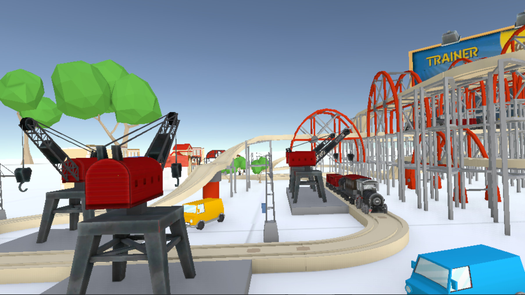 Oculus Quest 游戏《建造火车》TrainerVR Trainer VR Oculus Meta Quest puzzle game