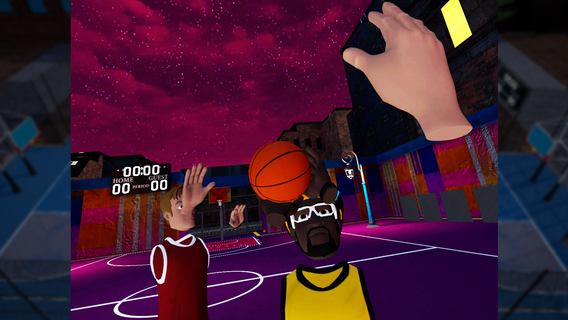 Oculus Quest 游戏《街头篮球VR》Pickup Basketball VR Pickup Basketball VR Oculus Meta Quest shooting game