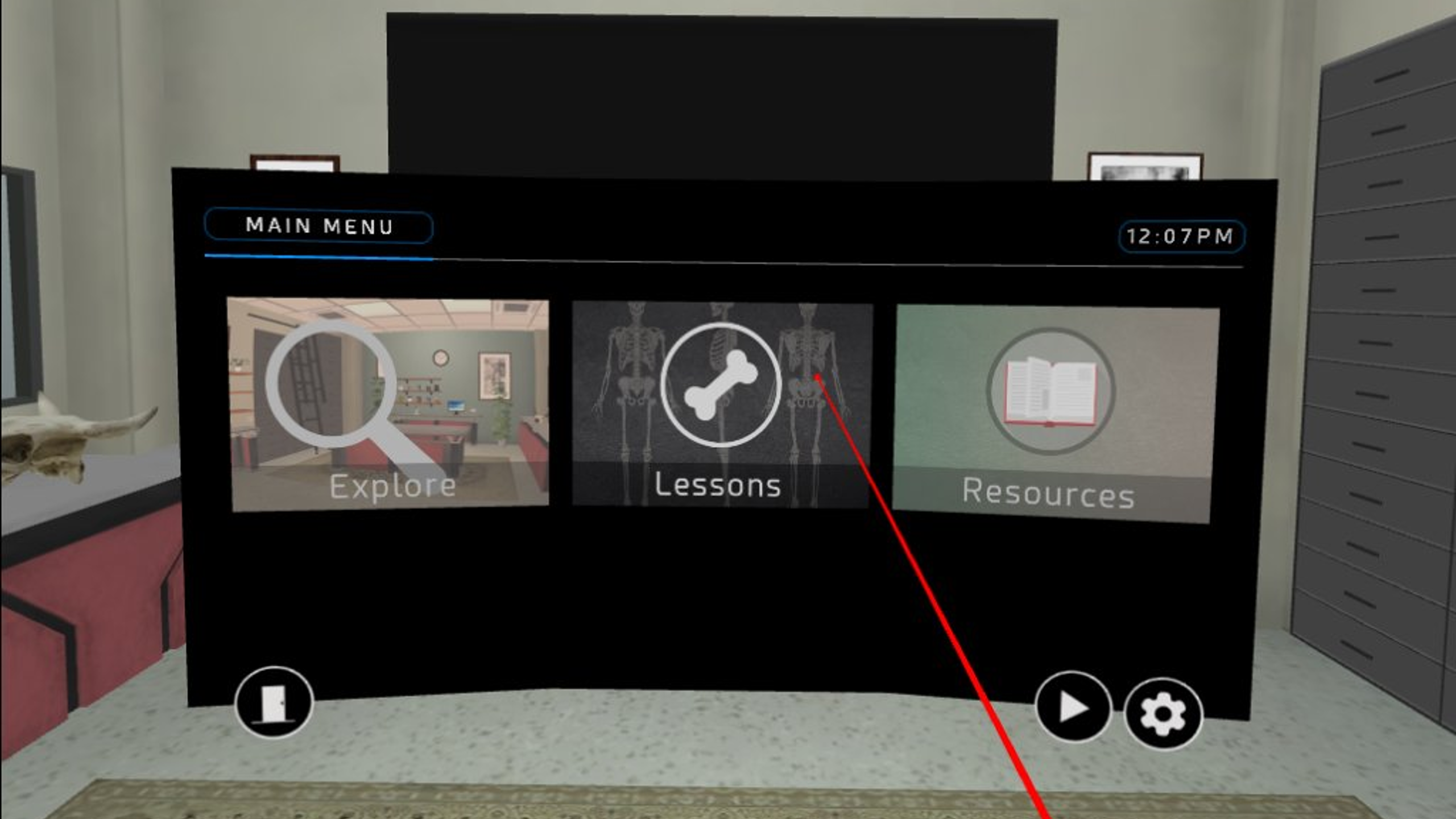 Oculus Quest 游戏《人体骨科 VR》Human Osteology VR Human Anatomy VR Oculus Meta Quest education game