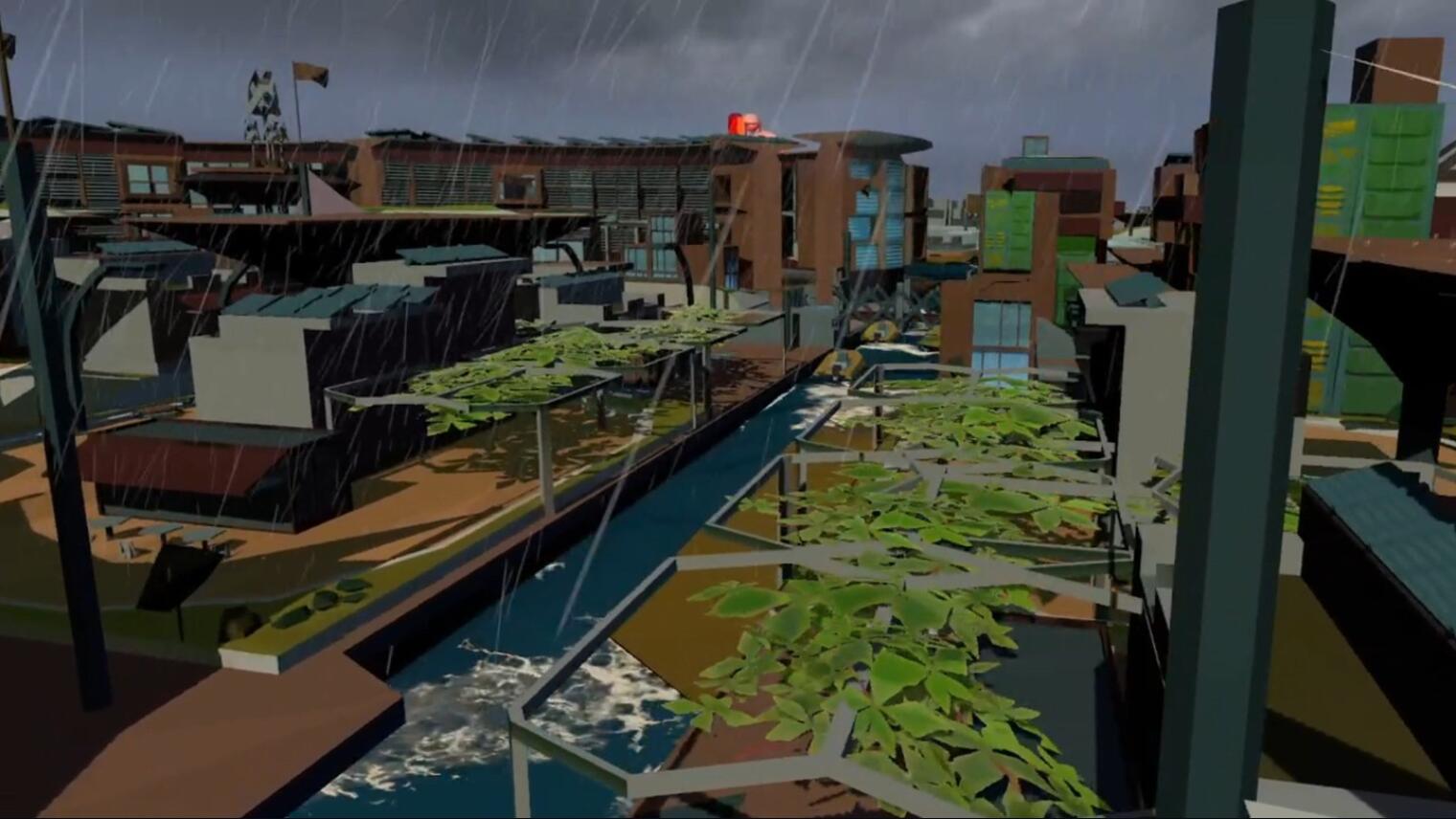 Oculus Quest 游戏《未来世界浮城》Future World Vision Floating City VR Future World Vision Floating City Oculus Meta Quest VR Game