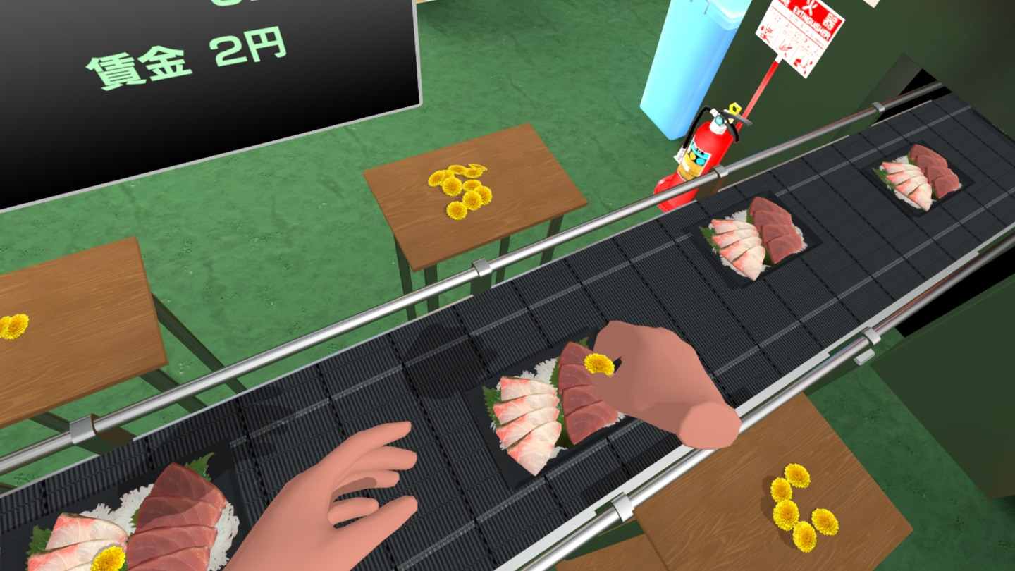 Oculus Quest 游戏《生鱼片火锅》VR Sashimi Tanpopo VR Sashimi Tanpopo Oculus Meta Quest VR game