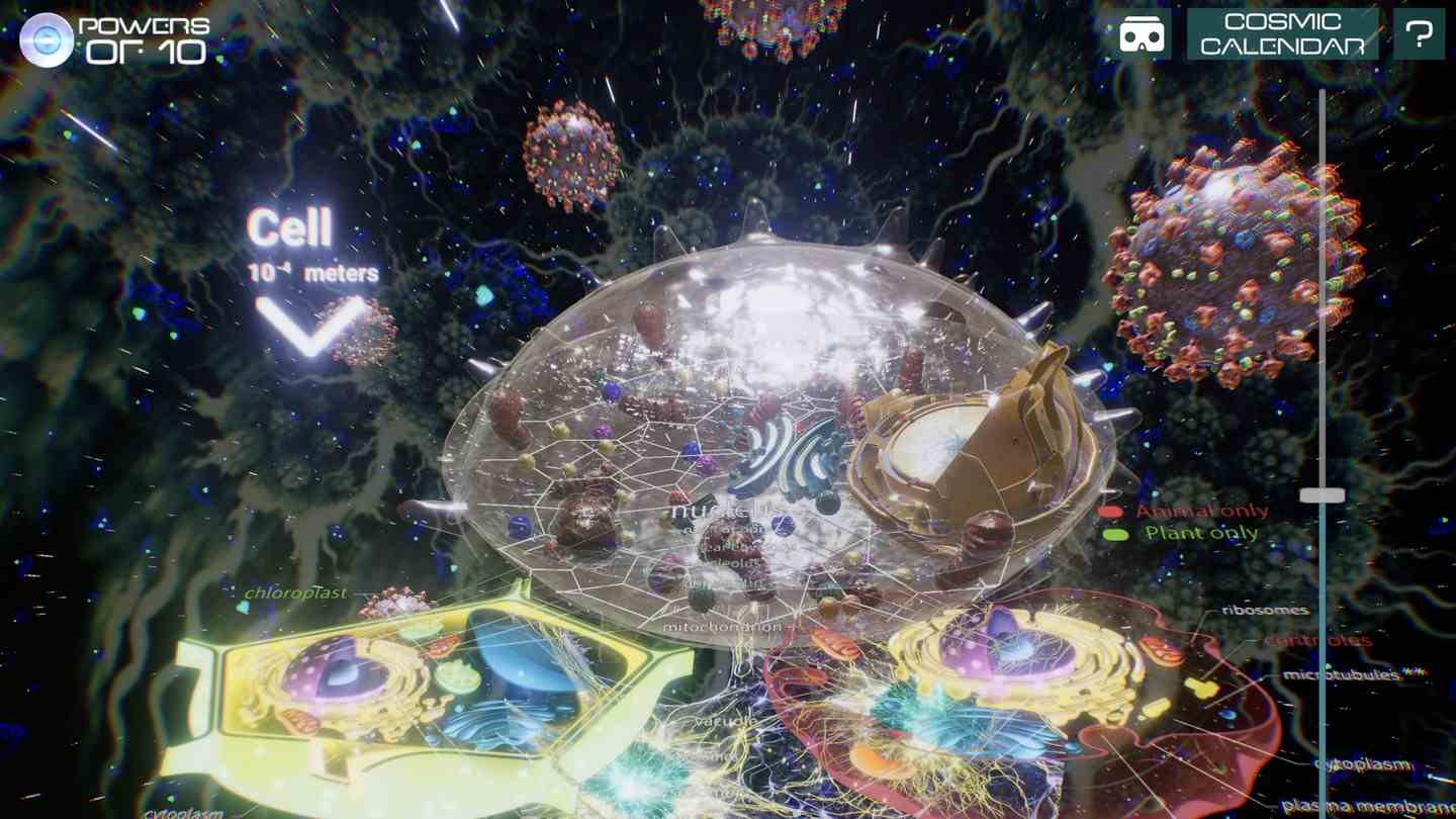Oculus Quest 游戏《宇宙模拟》Powers of 10 : Universe Simulation Powers of 10-Universe Simulation Oculus Meta Quest VR game