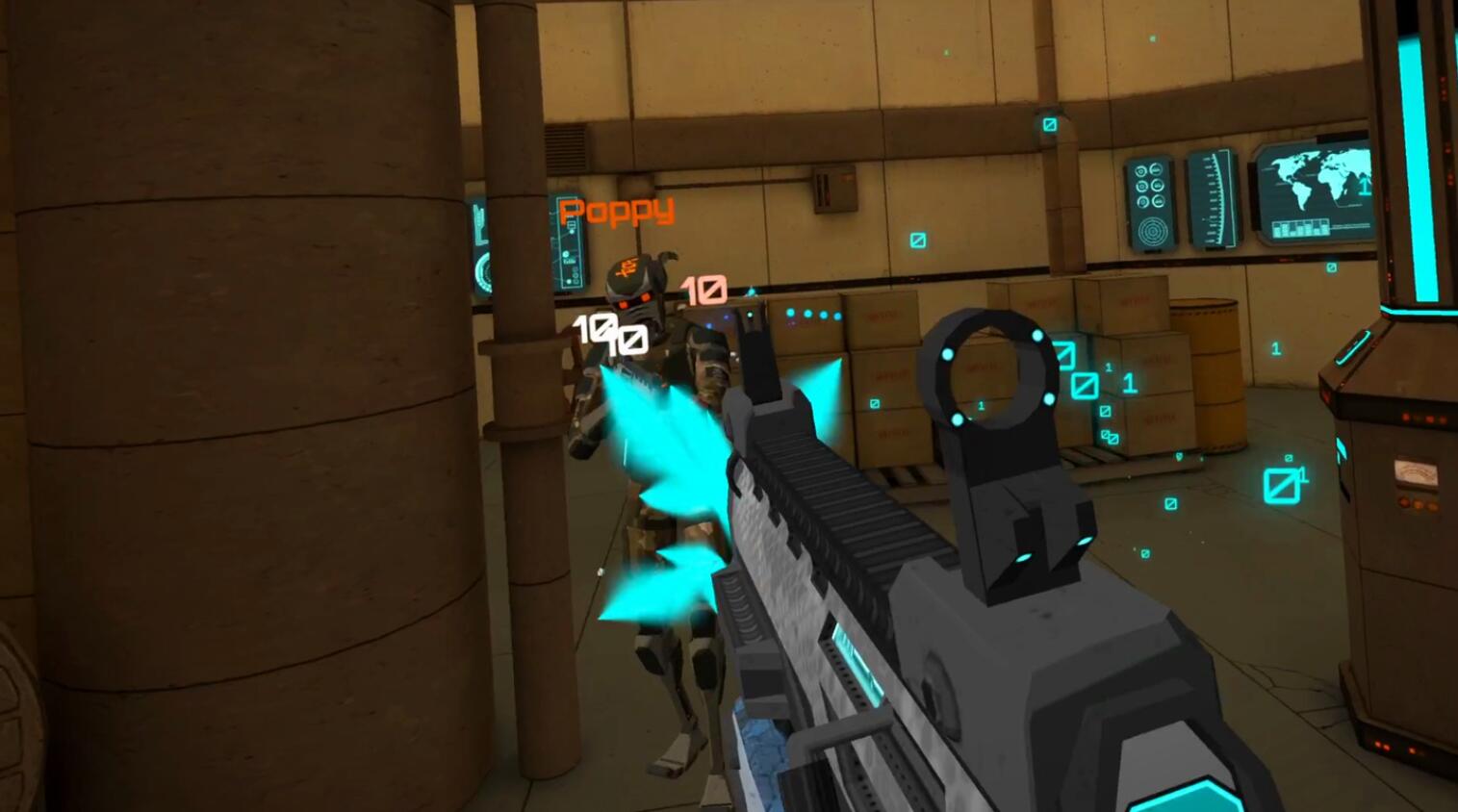 Oculus Quest 游戏《智能机战》HAX VR HAX Oculus Meta Quest VR Game