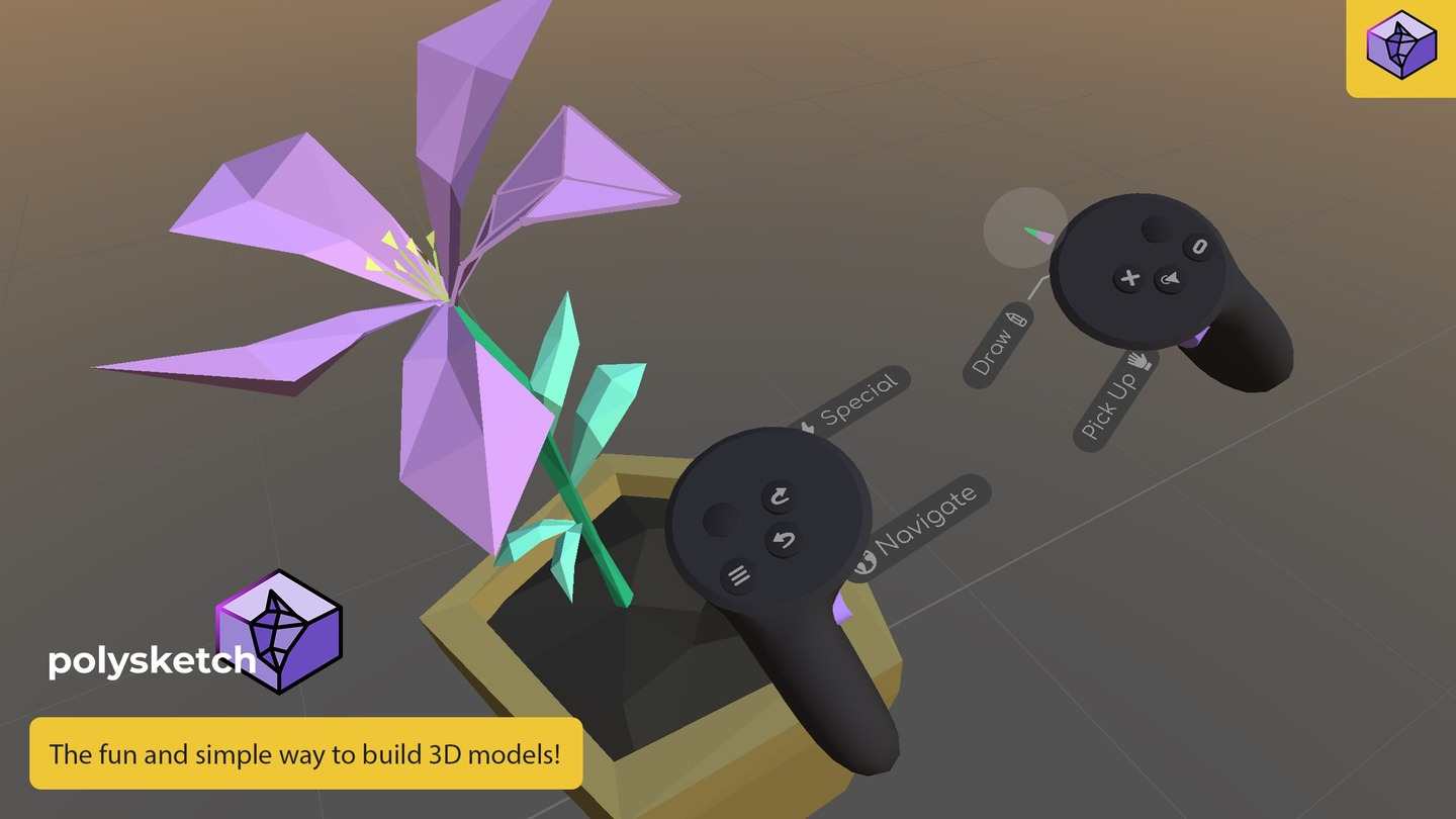 Oculus Quest 游戏《多草图VR》Polysketch VR Polysketch Oculus Meta Quest VR game