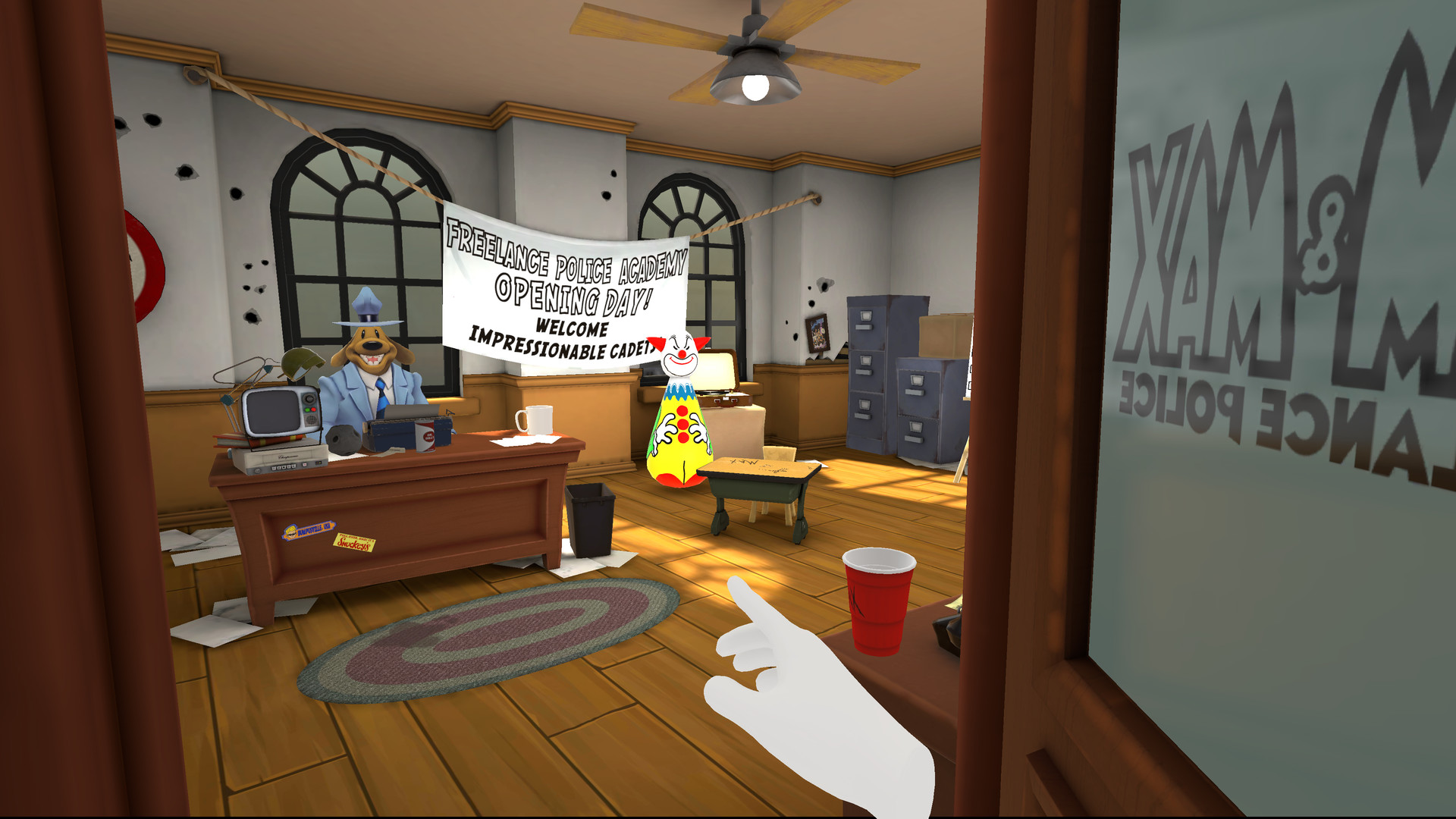 Oculus Quest 游戏《奇妙创通关:虚拟警探》Sam and Max: This Time It’s Virtual! Sam and Max-This Time Its Virtual Oculus Meta Quest VR game