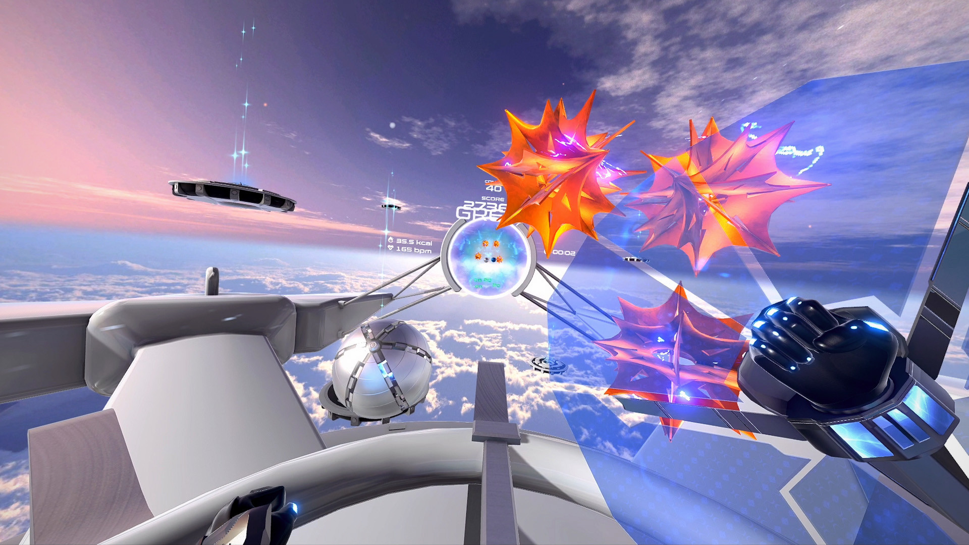 Oculus Quest 游戏《节奏健身VR》PowerBeatsVR PowerBeatsVR Rhythm Fitness Oculus Meta Quest VR game