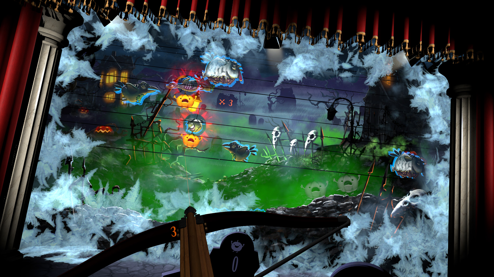 Oculus Quest 游戏《射击僵尸鸟 VR》Shoot The Zombirds VR Shoot The Zombirds VR Oculus Meta Quest game