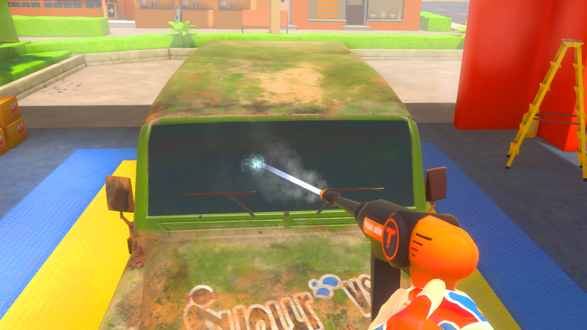 Oculus Quest 游戏《高压清洗》Pressure Washer Pressure Washer Oculus Meta Quest VR game