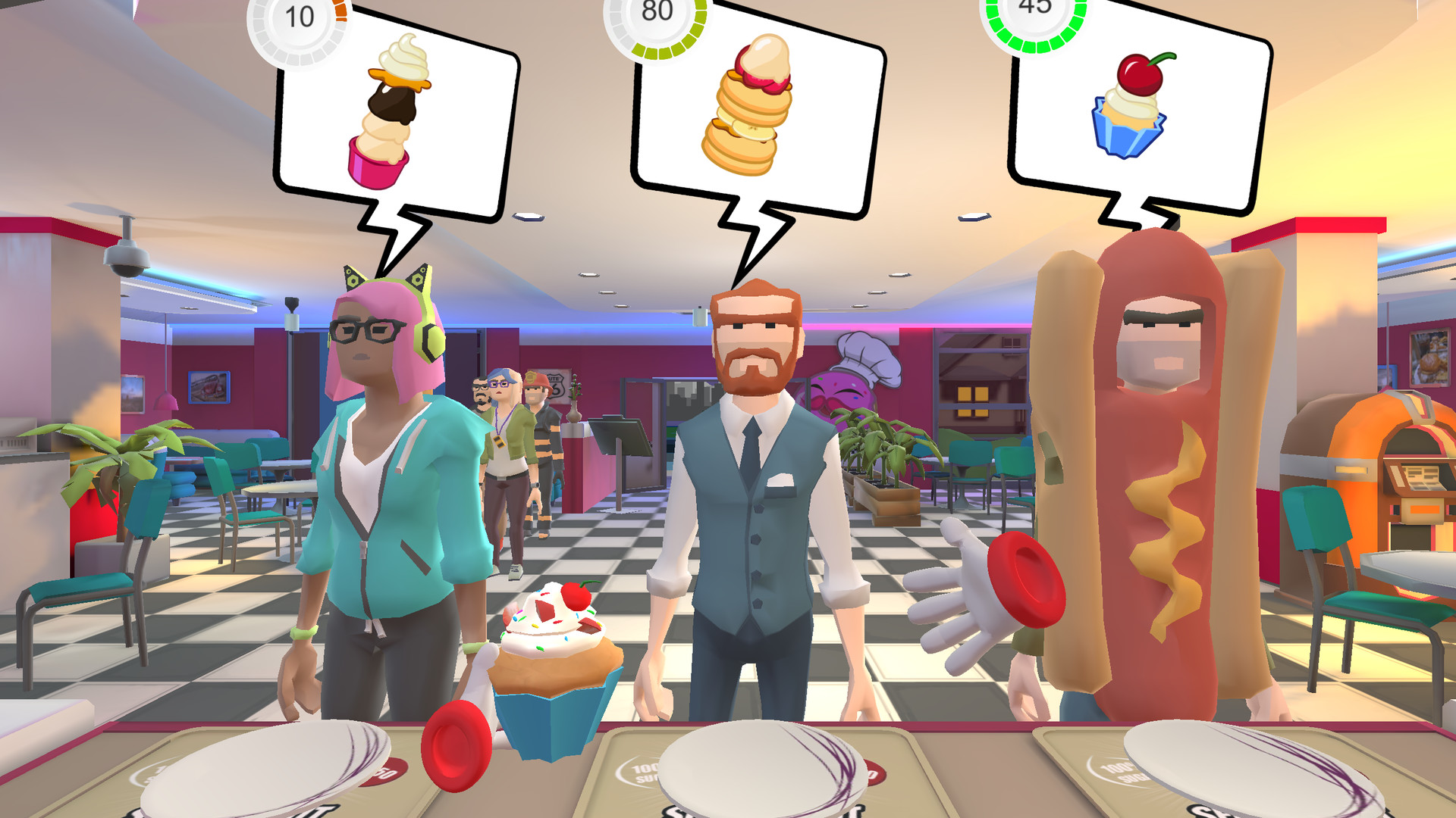 Meta Quest 游戏《Seps Diner》汉堡餐厅 Seps Diner Oculus Meta Quest VR game