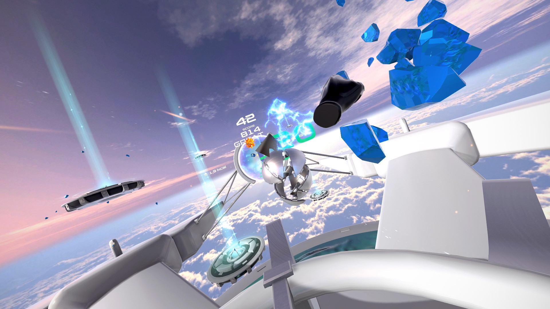 Oculus Quest 游戏《节奏健身VR》PowerBeatsVR PowerBeatsVR Rhythm Fitness Oculus Meta Quest VR game