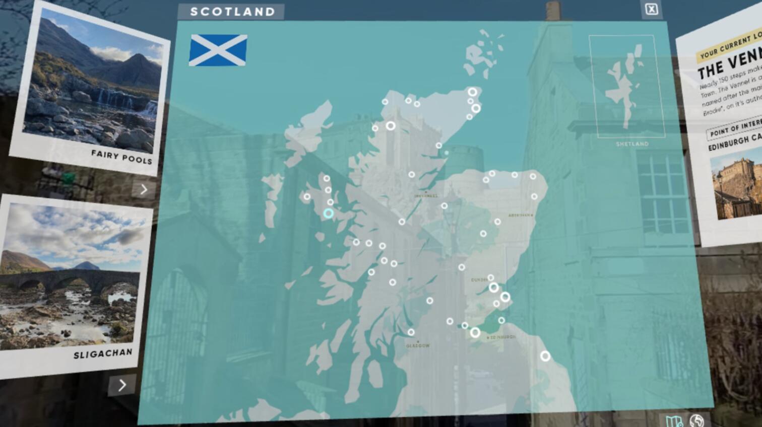 Oculus Quest 游戏《Teleport Scotland VR 一体机》来到苏格兰 Teleport Scotland Oculus Meta Quest VR Game