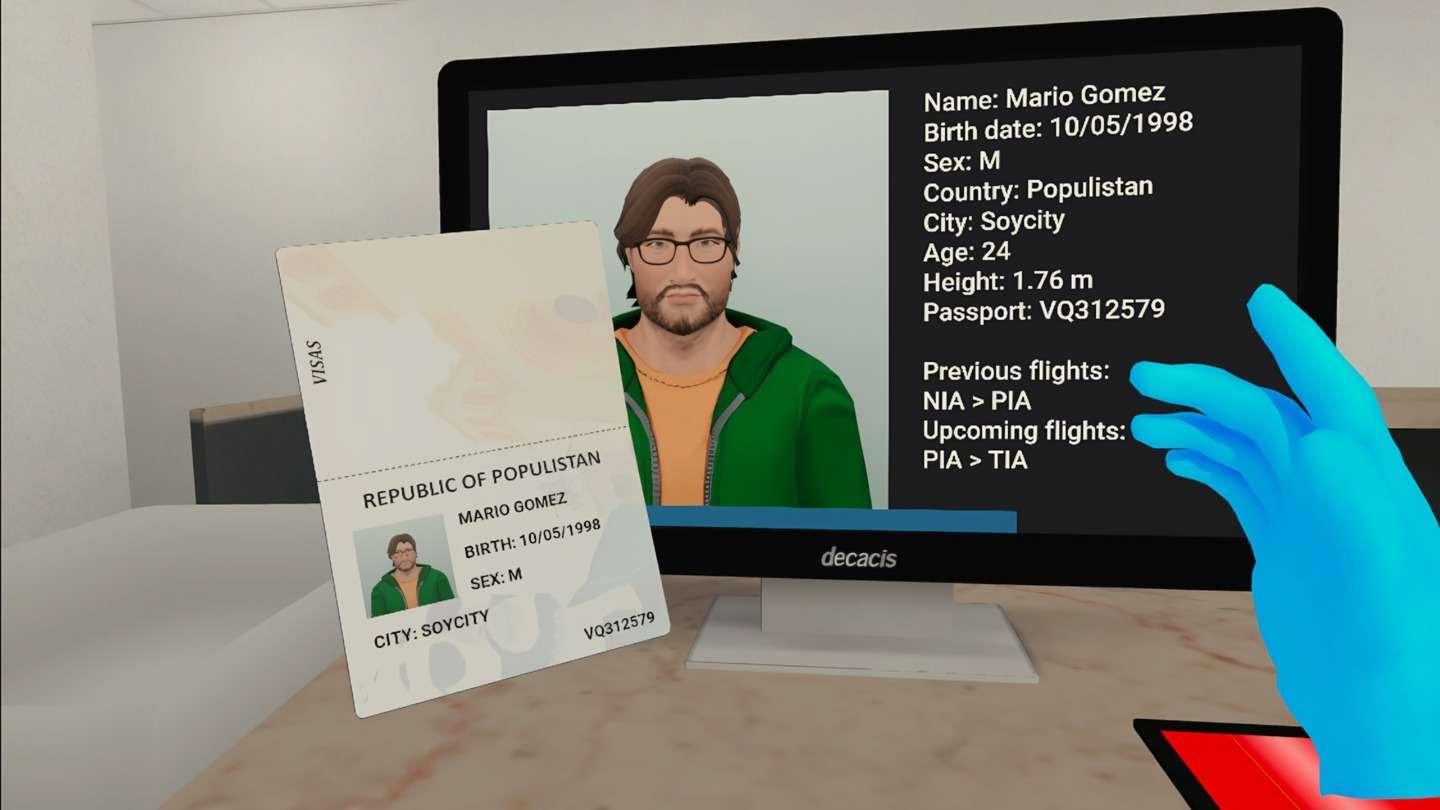 Oculus Quest 游戏《机场安检》Nothing to Declare Nothing to Declare Oculus Meta Quest VR Game