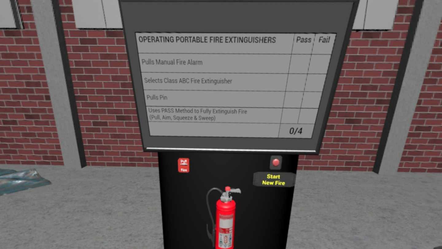 Oculus Quest 游戏《灭火:灭火器培训》Extinguish: Fire Extinguisher Training Fire Extinguisher Training Oculus Meta Quest VR Game