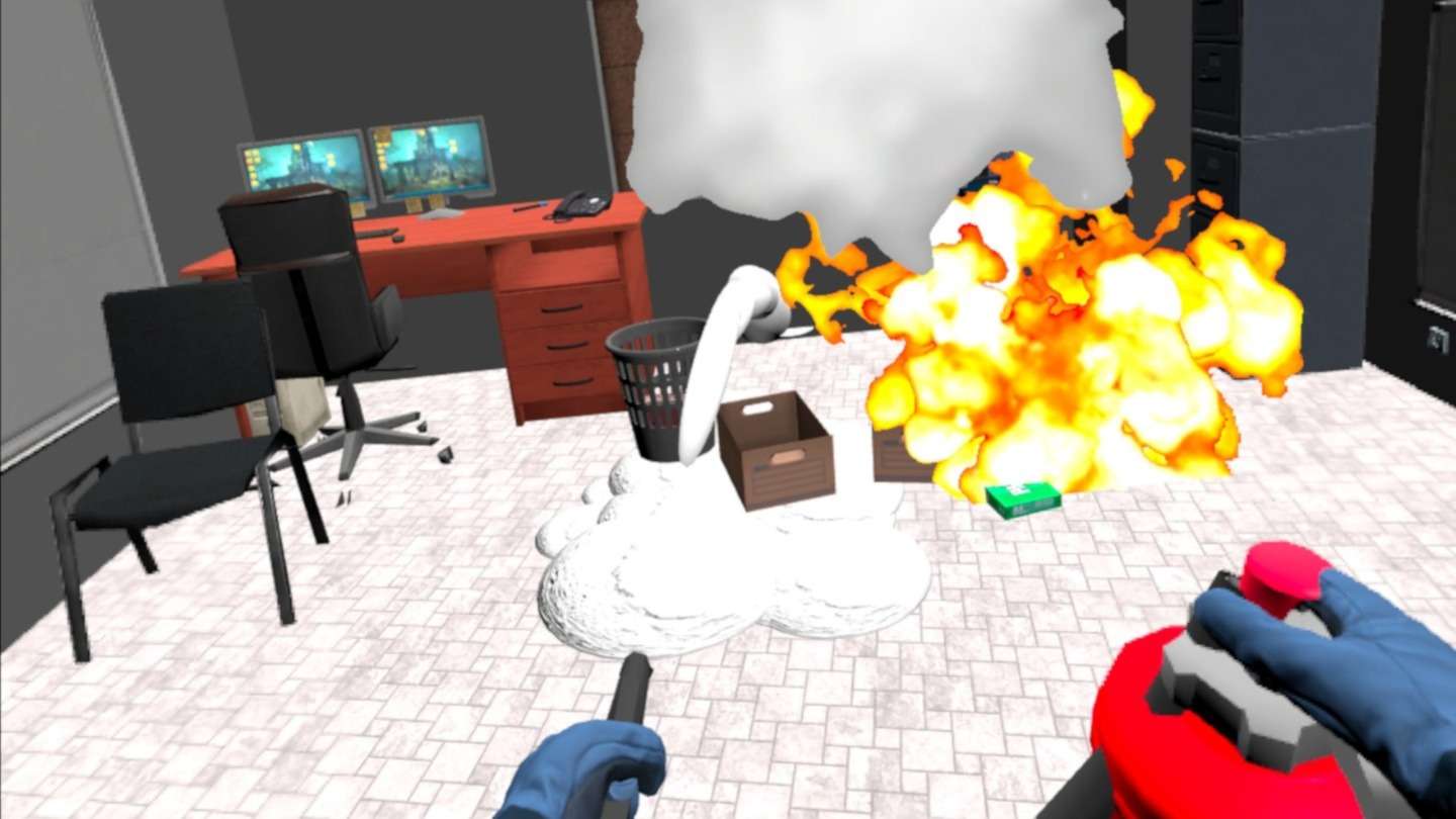 Oculus Quest 游戏《灭火:灭火器培训》Extinguish: Fire Extinguisher Training Fire Extinguisher Training Oculus Meta Quest VR Game