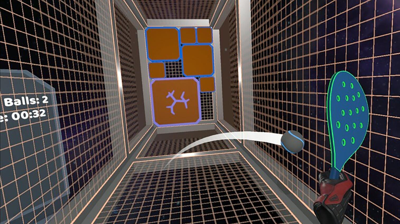 Oculus Quest 游戏《挥动球拍》VRkanoid VR VRkanoid Brick Breaking Oculus Meta Quest VR Game