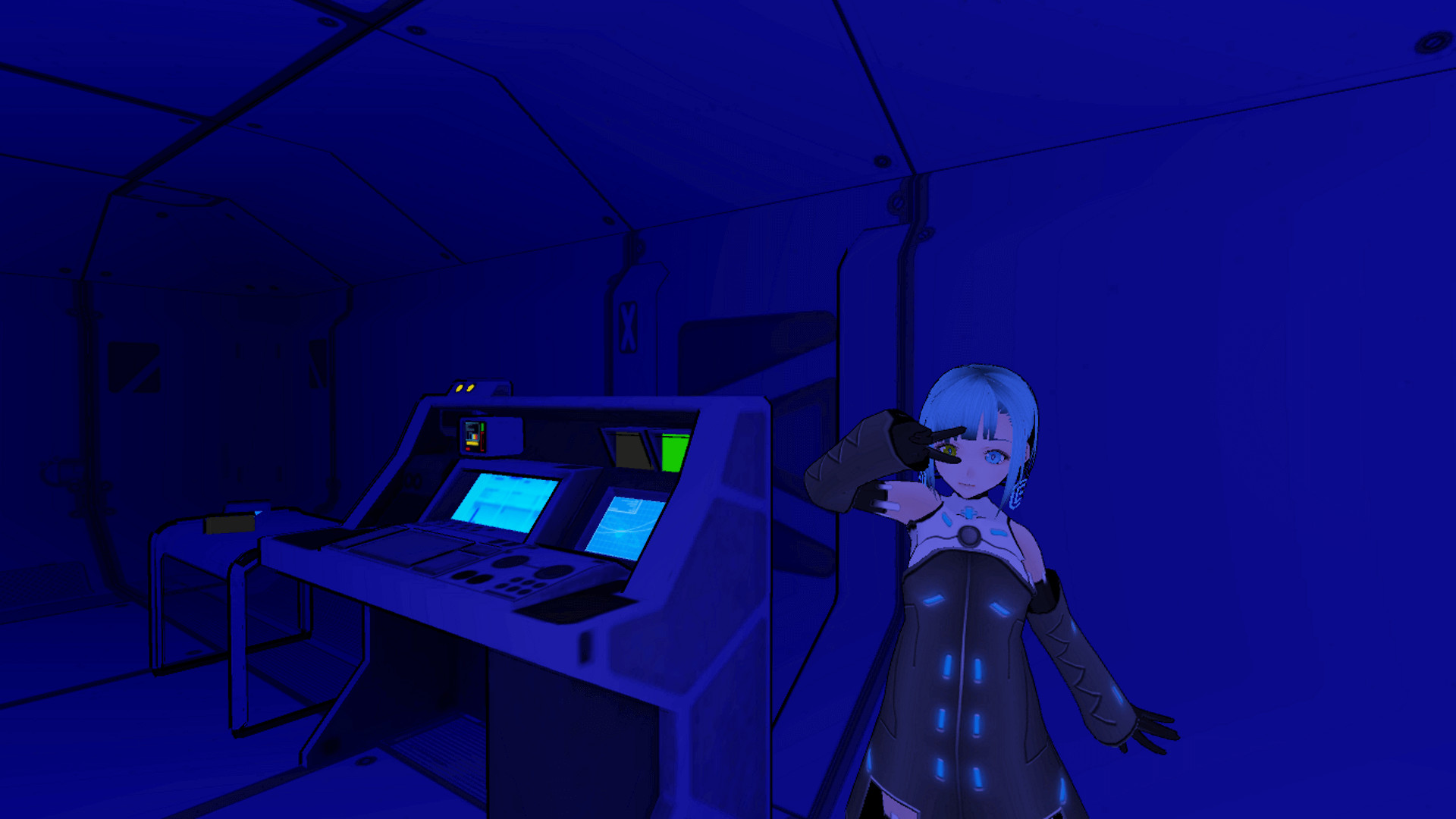 Oculus Quest 游戏《幽灵空间站》Waifu’s Spooky Space Station Waifu's Spooky Space Station Oculus Meta Quest VR Game