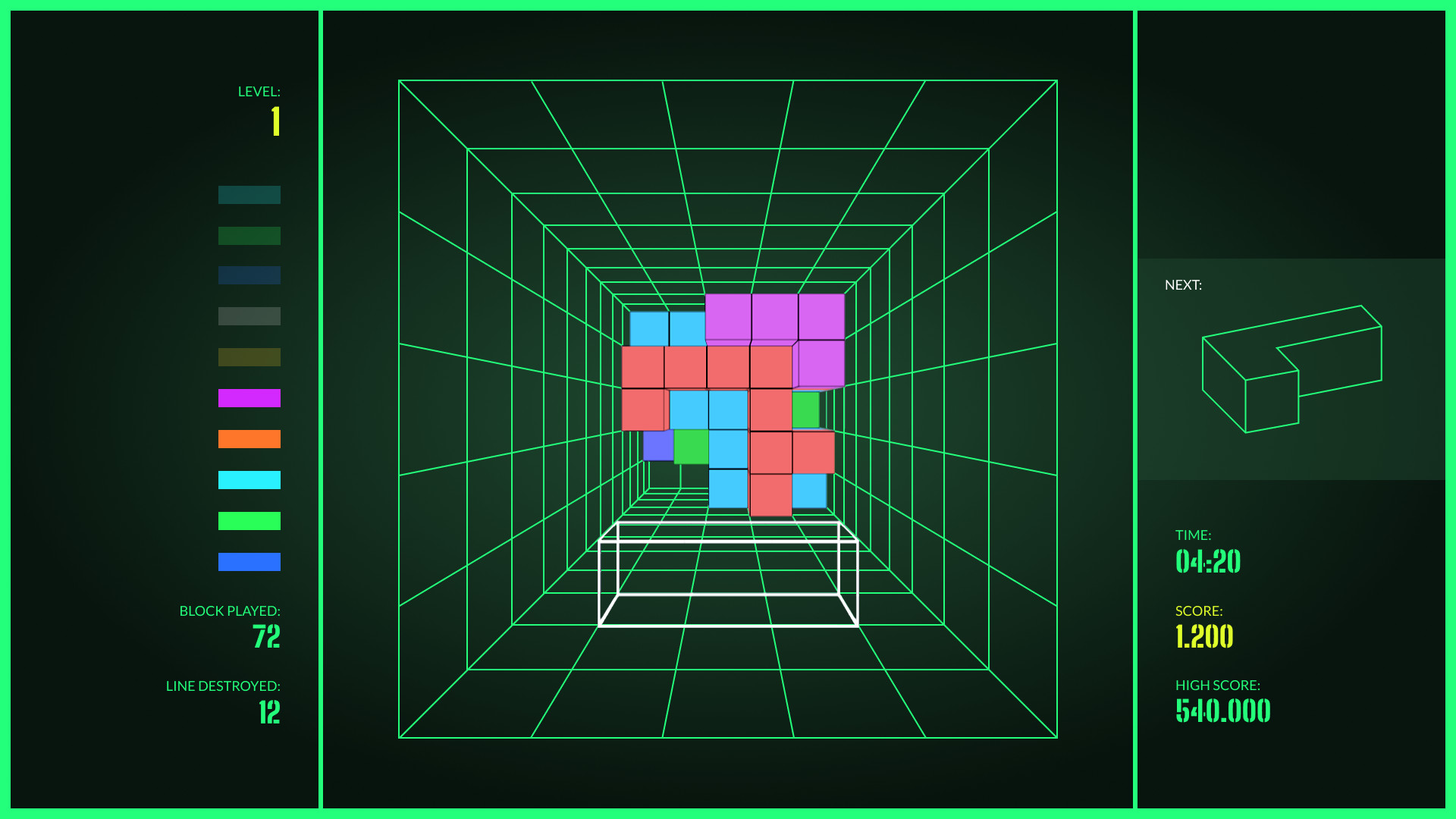 Oculus Quest 游戏《Tetrex 3D – Block Puzzle》方块拼图 Tetrex 3D Oculus Meta Quest VR Game