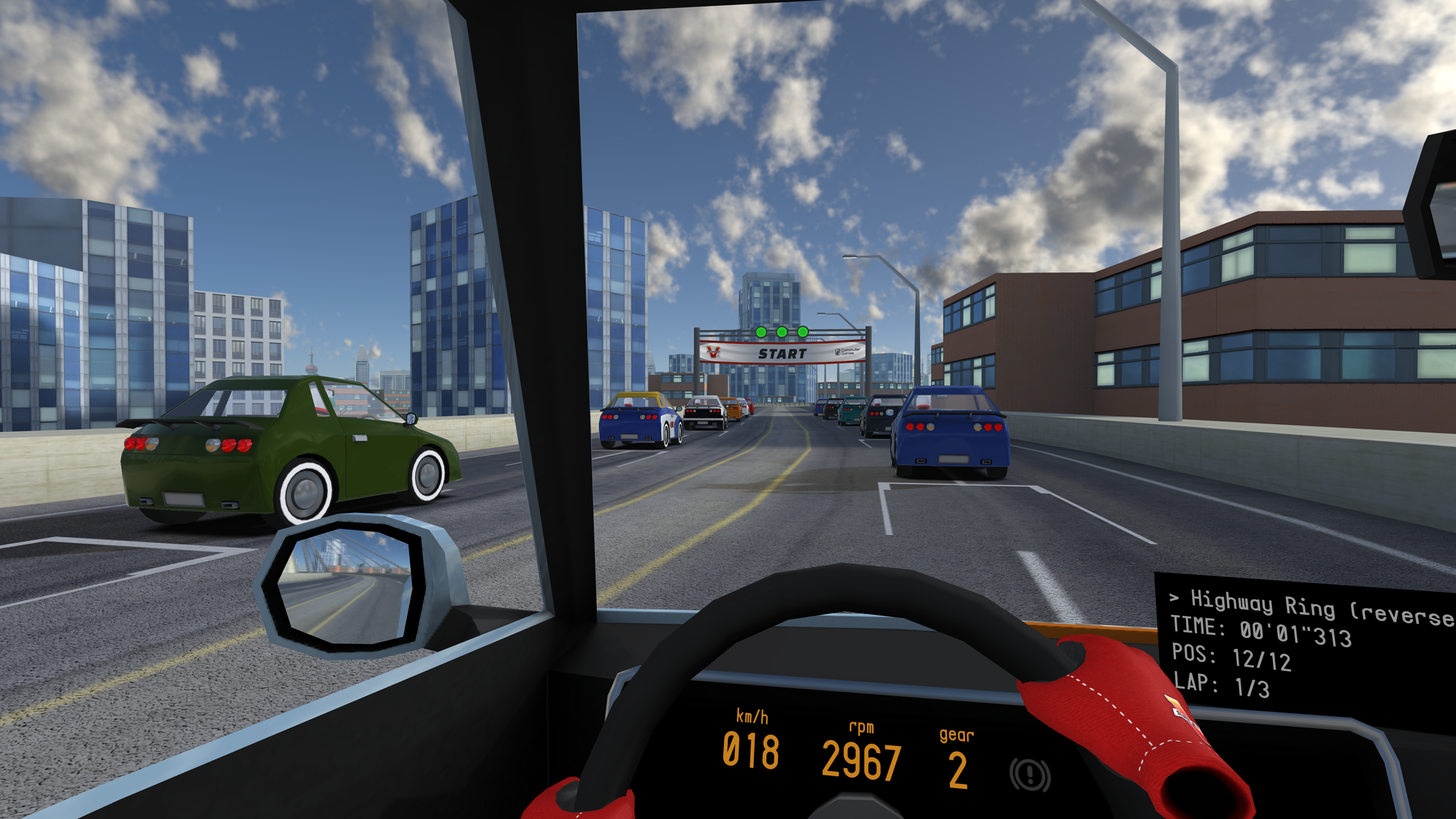 Oculus Quest 游戏《V-Speedway》模拟赛车驾驶VR V-Speedway Oculus Meta Quest VR Game
